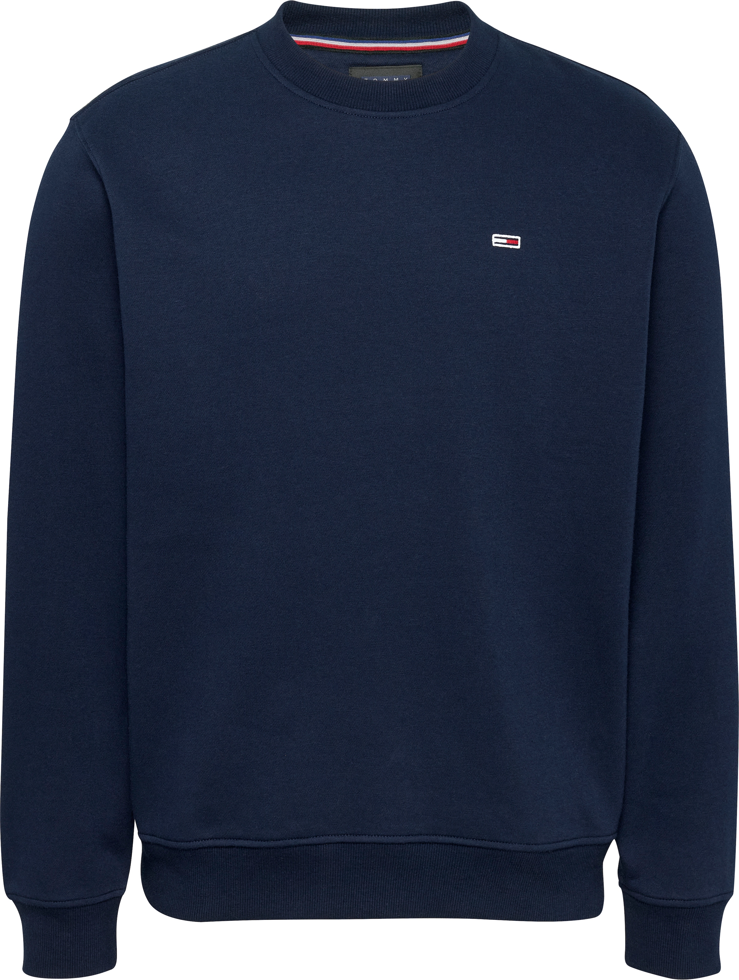 Tommy Jeans Sweatshirt »TJM REGULAR FLAG CREW NECK«, Mit besticktem Markenlogo auf Brusthöhe

