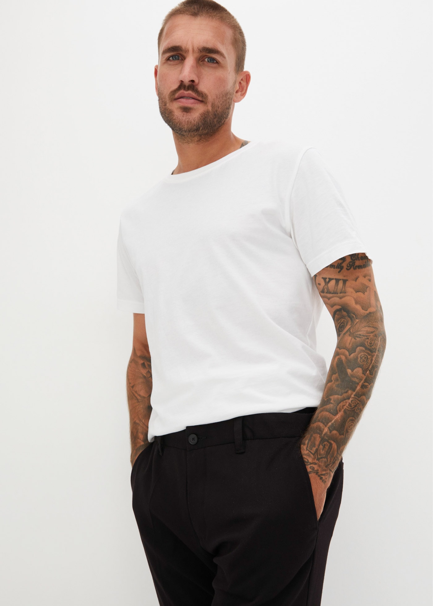 bonprix Pantalon en tissu