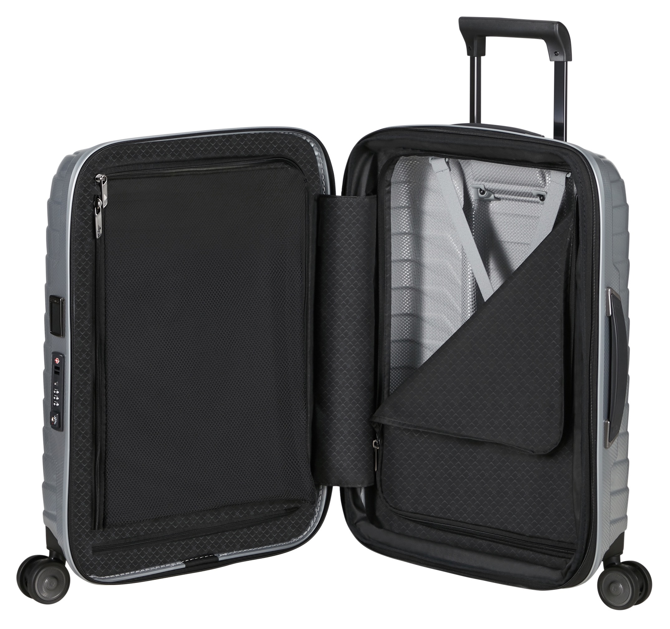Samsonite Trolley à coque dure »PROXIS, verschiedene Farben« 40 litre 4 Rollen en polypropylène, poignée de transport en haut et sur le côté