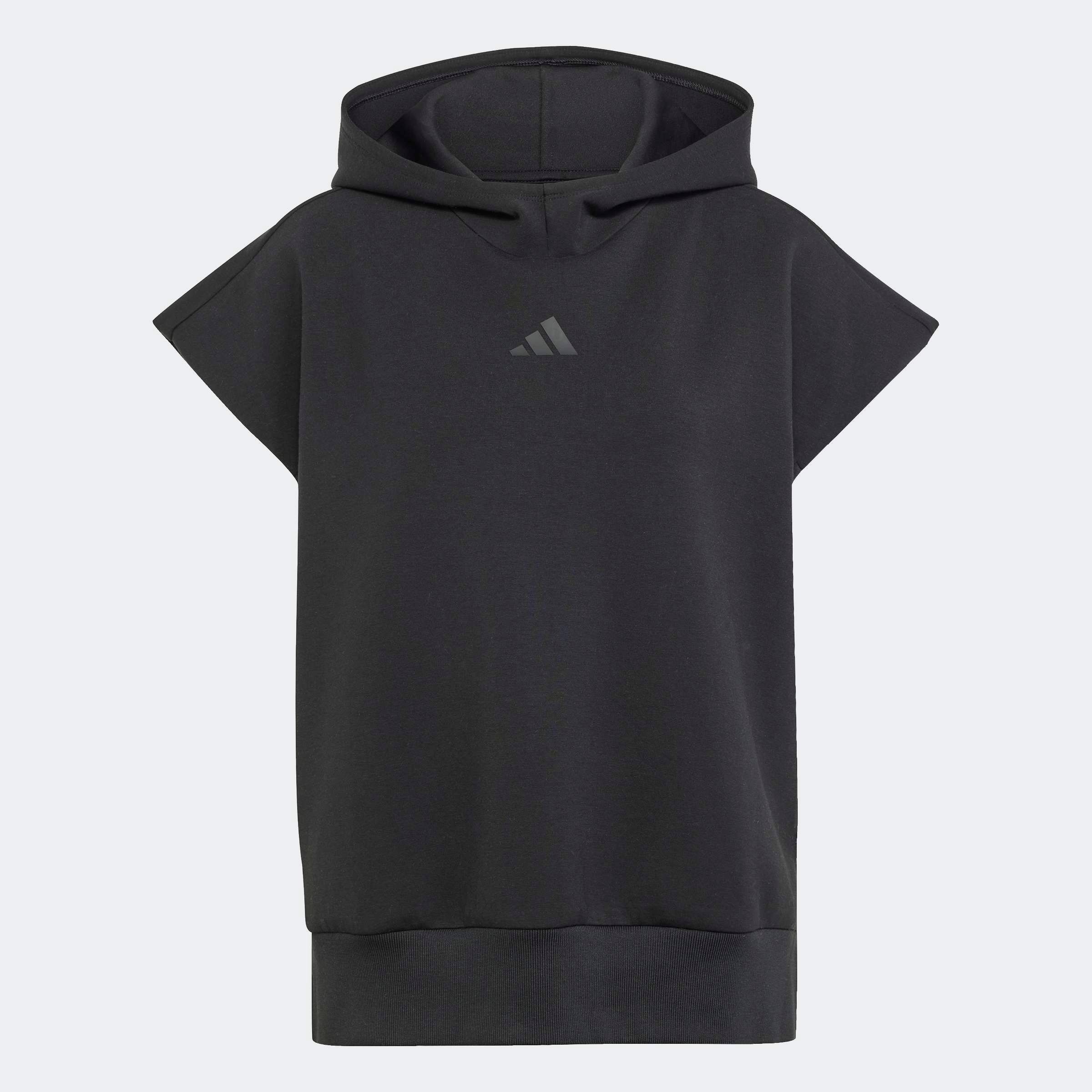adidas Sportswear Sweatshirt »SOFT LUX LOCKERER ÄRMELLOSER HOODIE«, ärmellos, mit integrierter Kapuze, mit seitlichen Schlitzen
