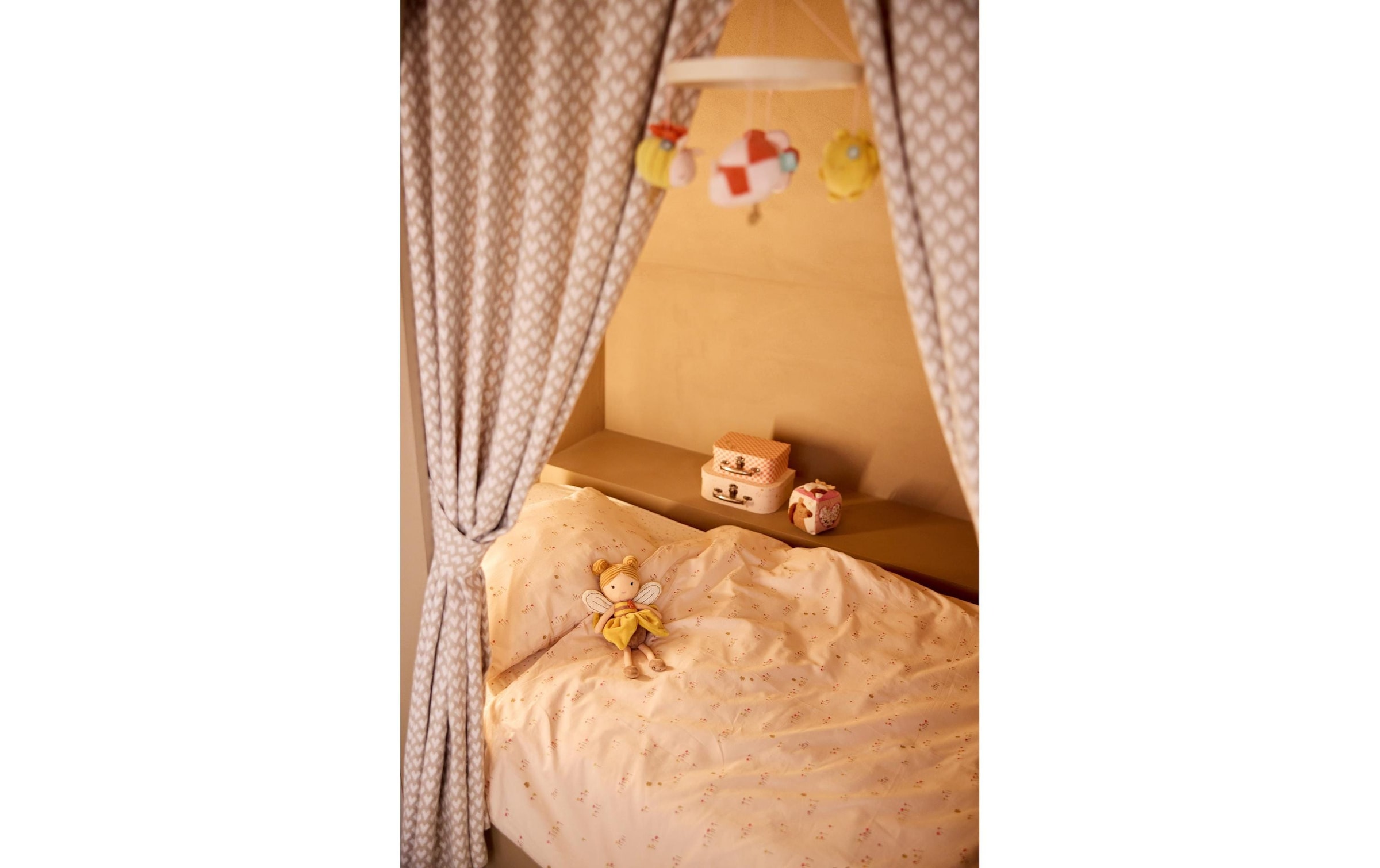 Jollein Kinderbettwäsche »Pretty Picnic 100 x 135 cm + 40 x 60 cm« 2