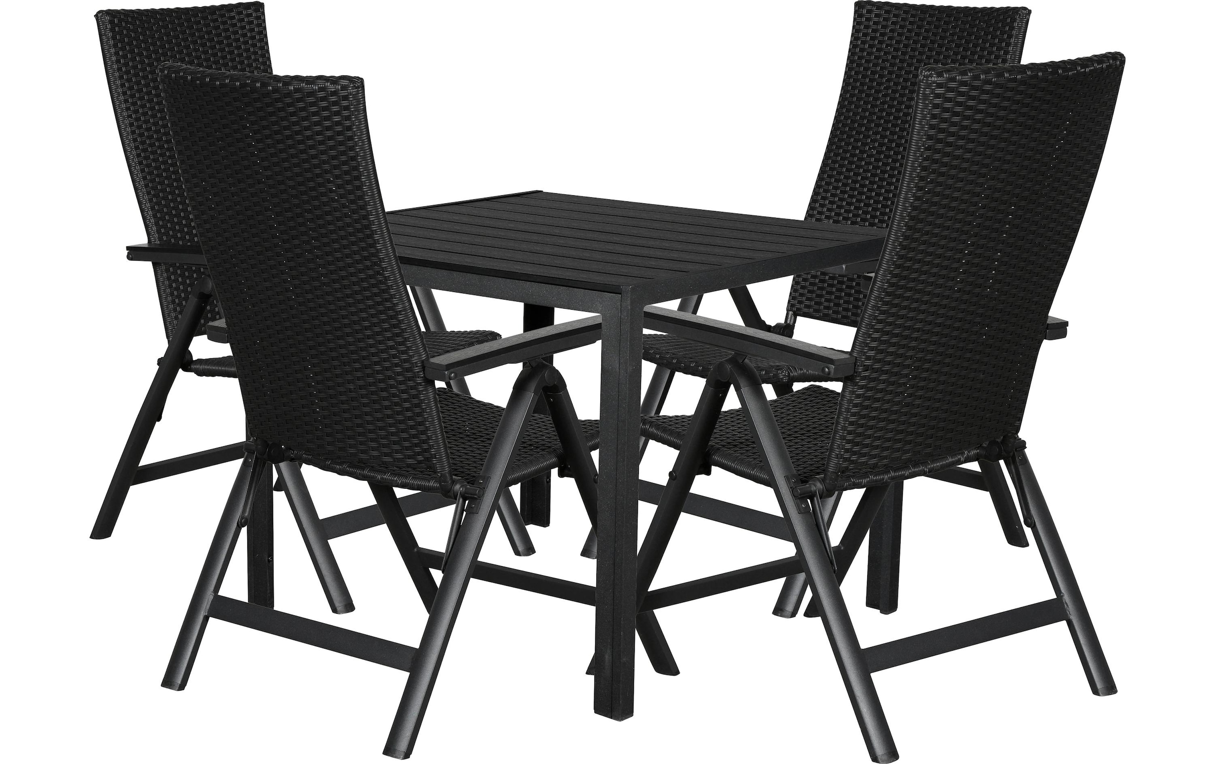 Schou Table de jardin »Noah 90 x 90cm« Gartentisch mit wetterfestem Gestell und pflegeleichter Tischplatte