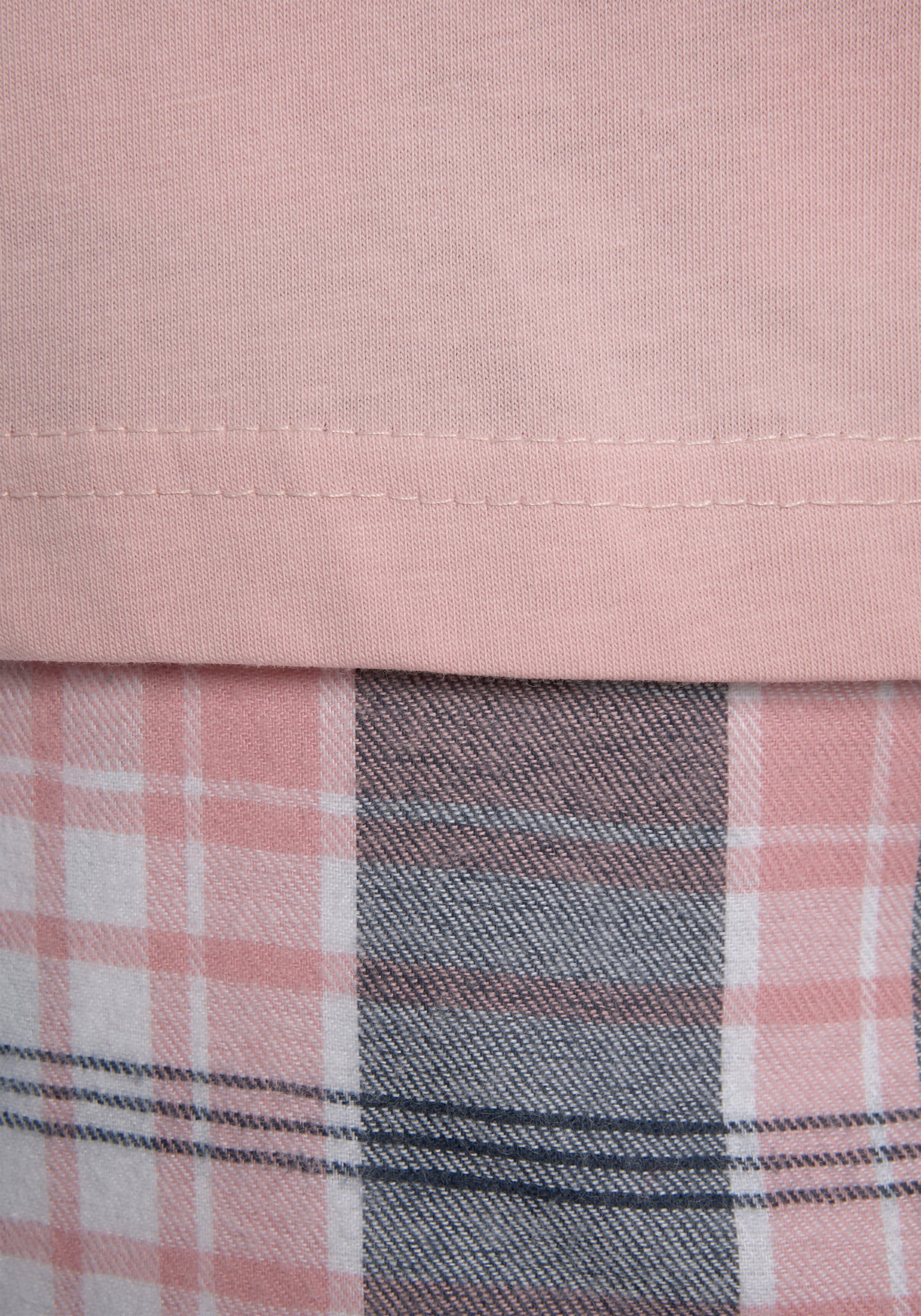 H.I.S Pyjama 2 tlg., mit karierter Schlafhose