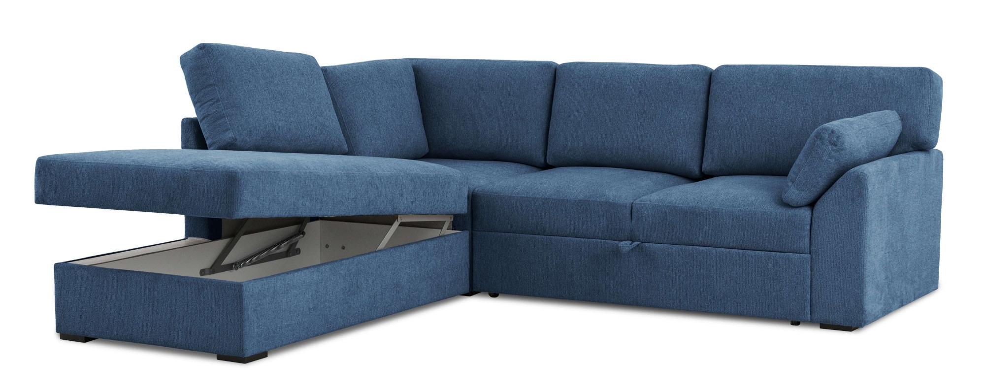 Home affaire Ecksofa »Citry« Breite 242 cm, Chenille, Bettfunktion, Bettkasten, L-Form