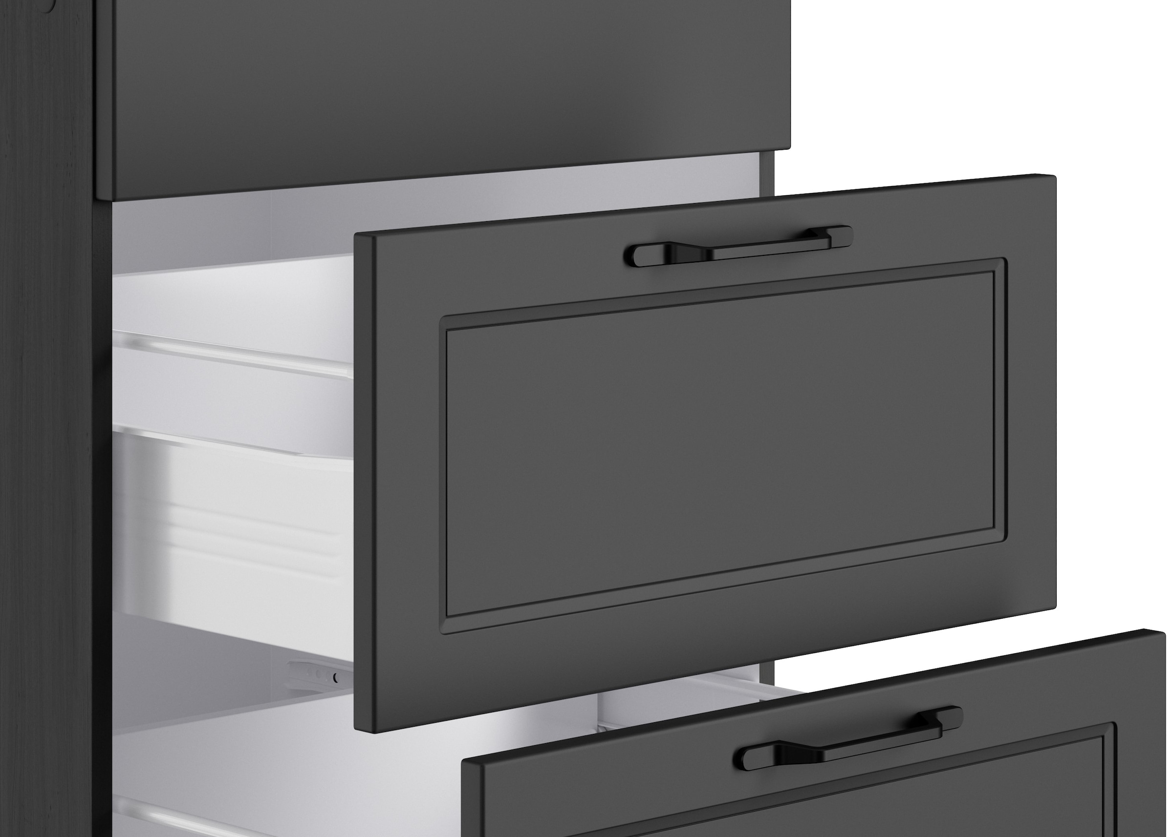 KOCHSTATION Ilot de cuisine »KS-Lana, Breite 153 cm« façades MDF, plan de travail épaisseur 38mm