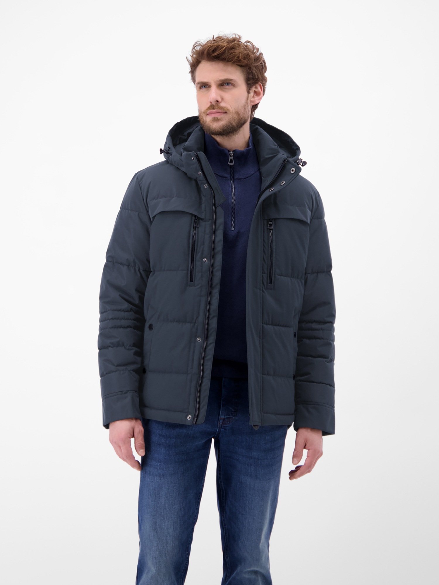 LERROS Winterjacke »Funktionale Winterjacke für Herren« mit Kapuze