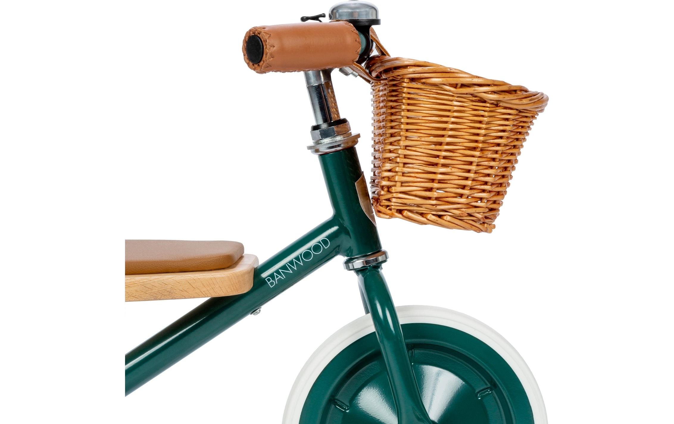   Dreirad »Banwood Trike« Retro-Dreirad mit Korb und Schiebestange