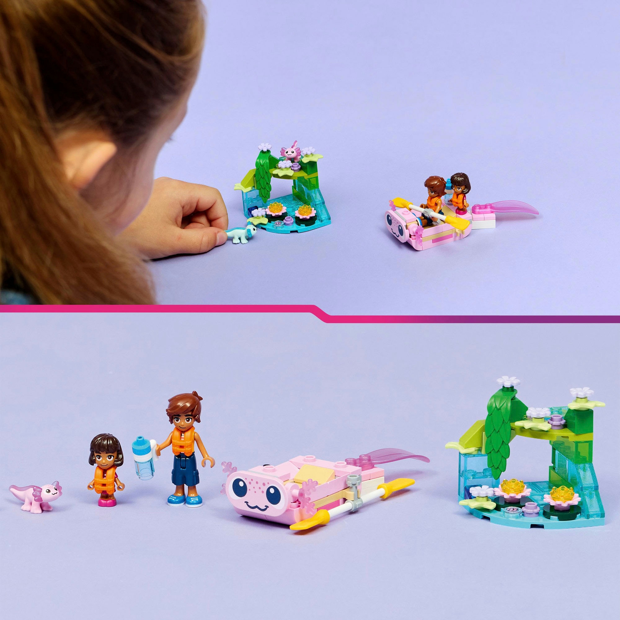 LEGO® Pions de construction »Axolotl-Abenteuerboot (42681), LEGO Friends« Made in Europe