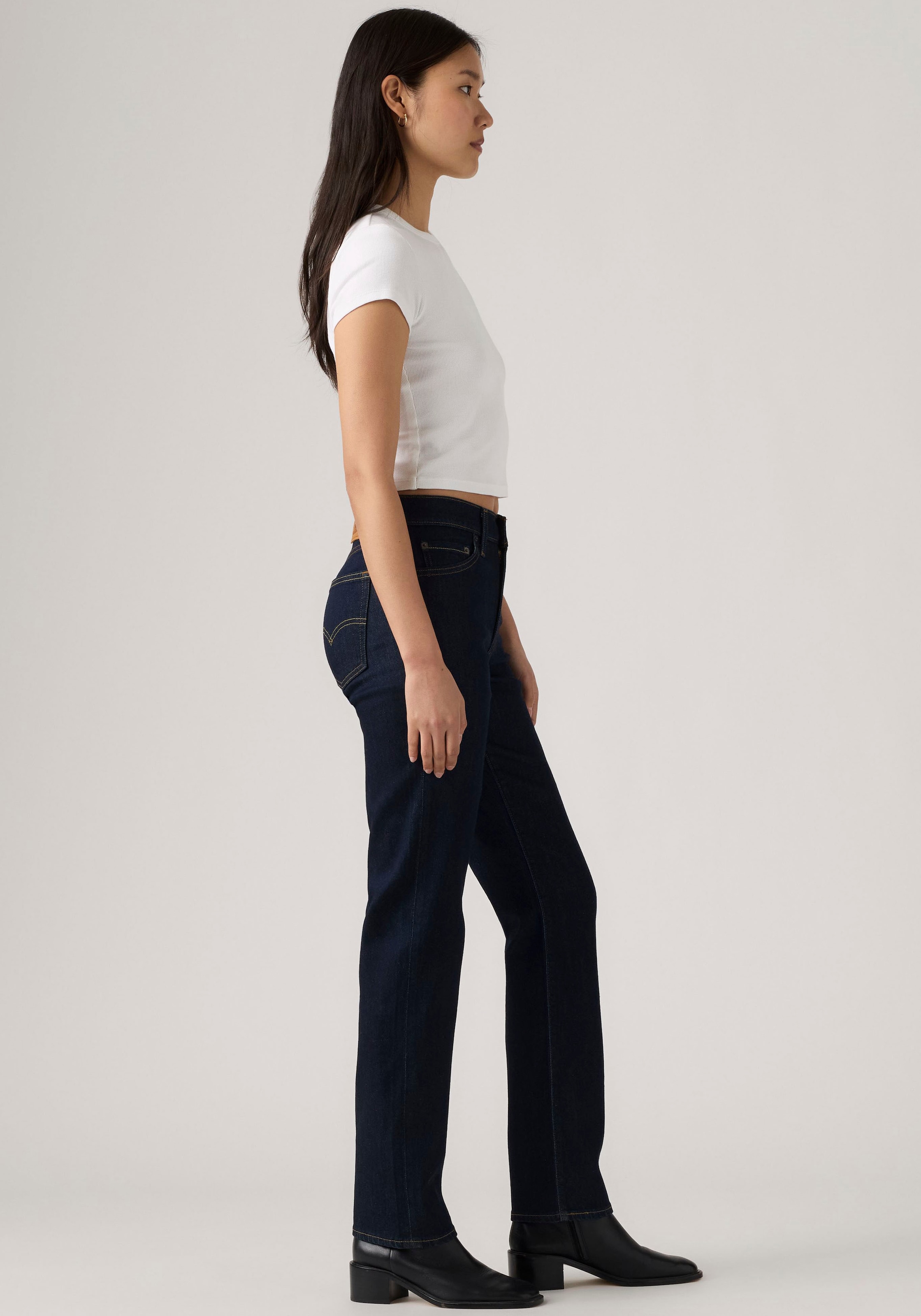 Levi's® Jeans slim »722 HIGH RISE SLIM« avec lyocell et stretch
