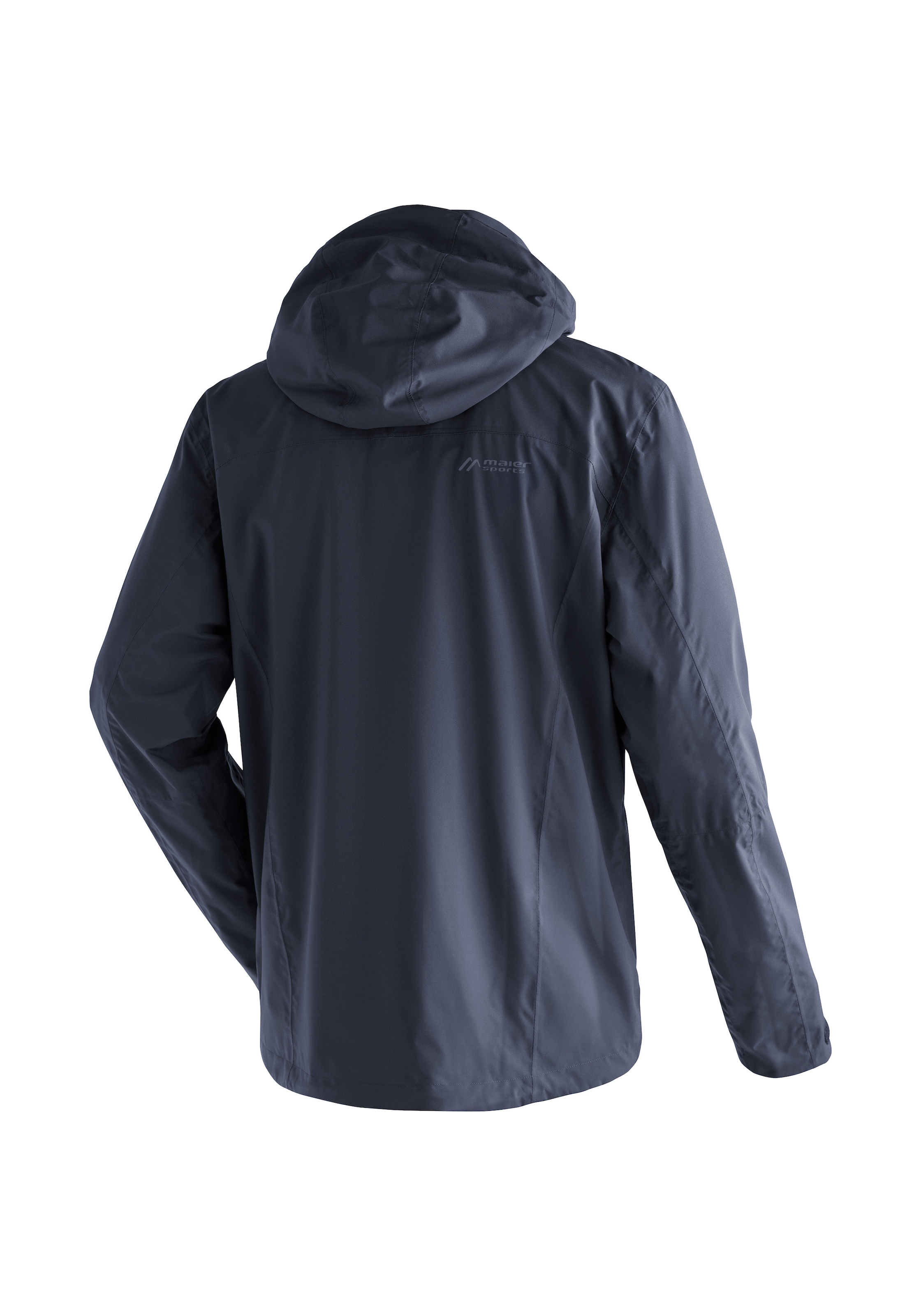 Maier Sports Regenjacke »Metor rec M« Herren Jacke mit Kapuze, Windjacke wasserdicht atmungsaktiv, Reg. Fit