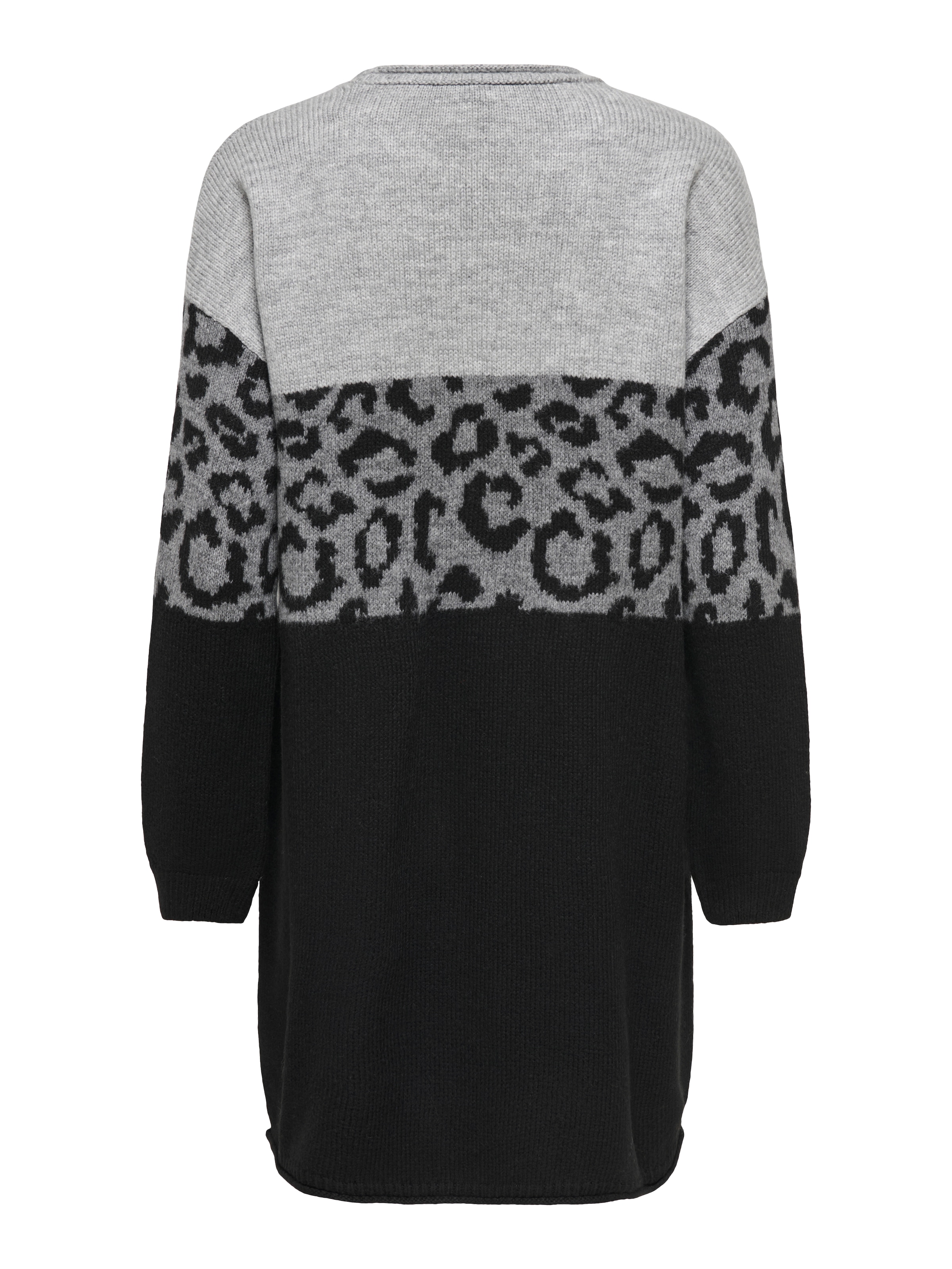 ONLY Robe en tricot »ONLJADE PATTERN LS O-NECK DRESS RP KNT« fibre synthétique, coupe régulière
