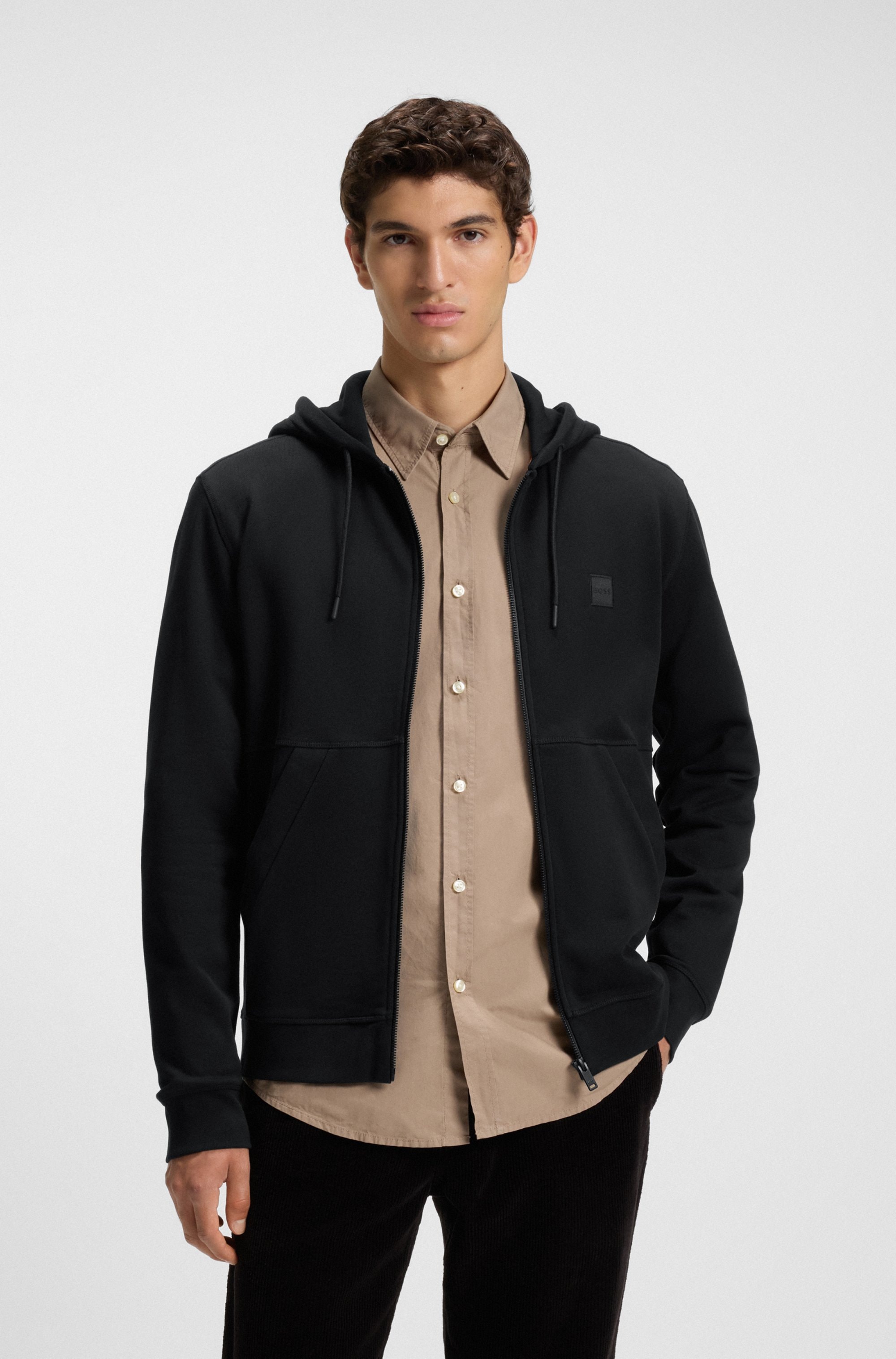 BOSS ORANGE Sweat à capuche »Zetalky« mit Kängurutasche