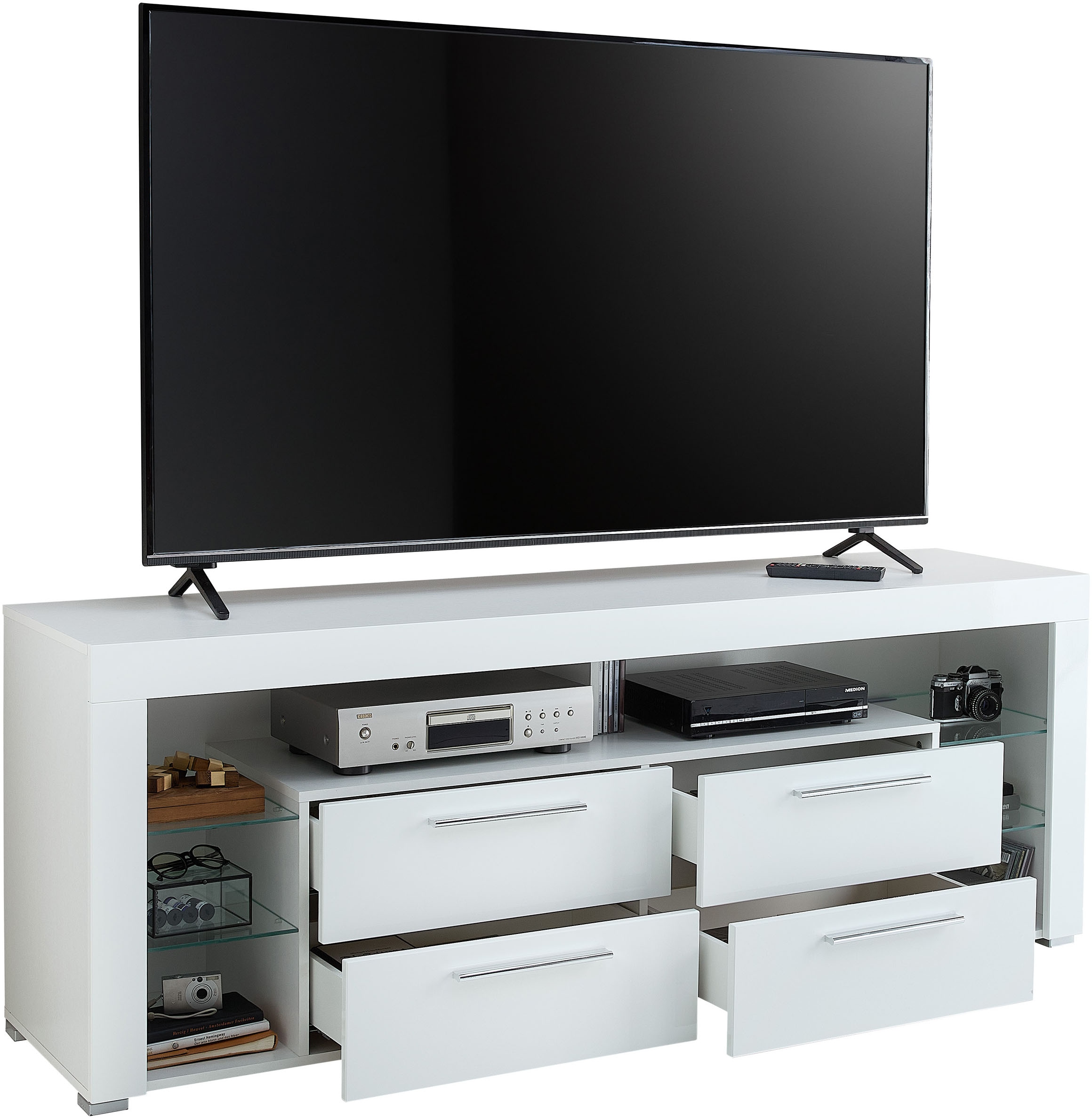 Stolkom Meuble TV »Goal TV Lowboard, B/H/T 179x67x 44 cm« 1 cuis tlg. %RESET$