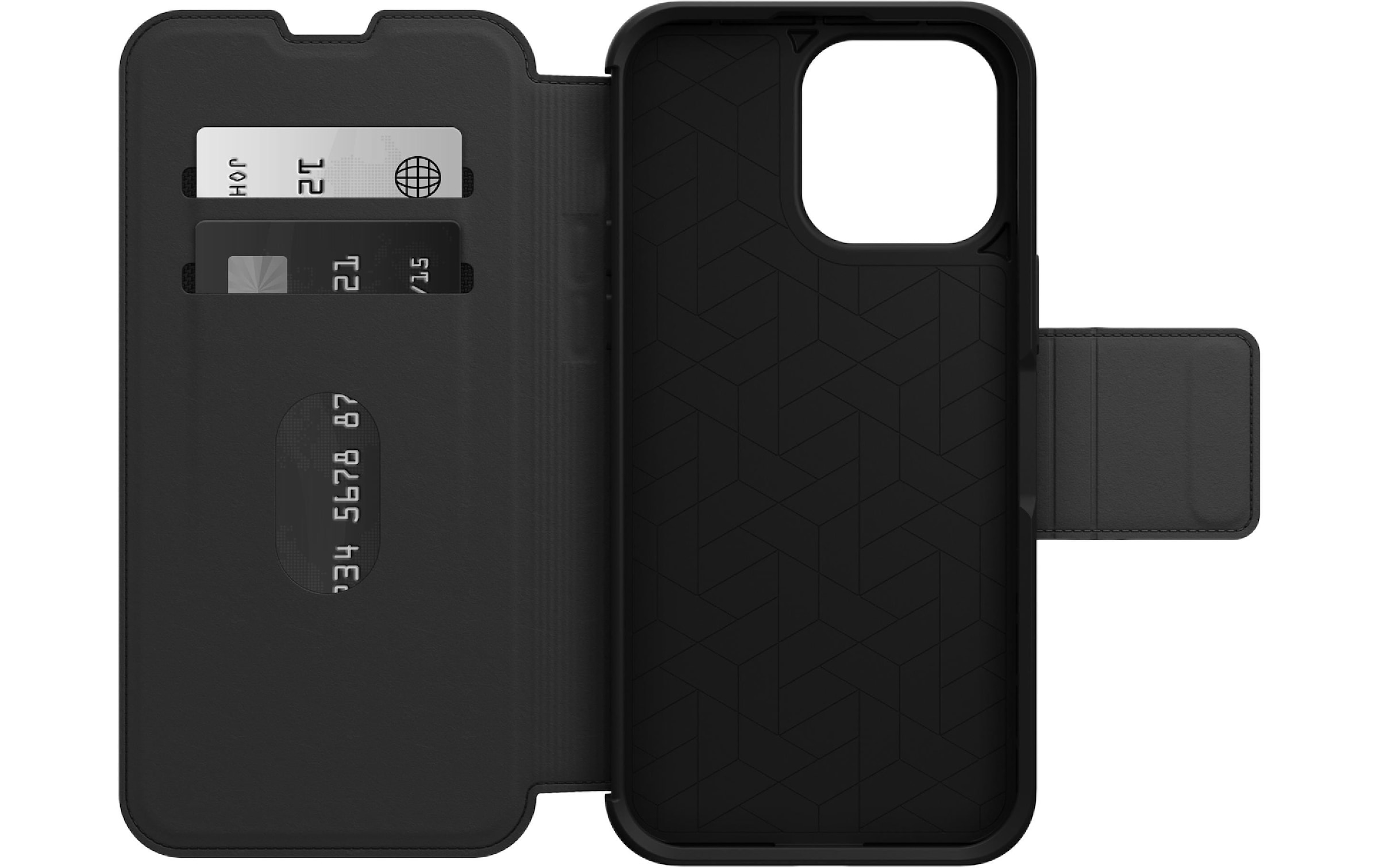 Otterbox Handyhülle »Strada iPhone 14 Pro Max Schwarz«