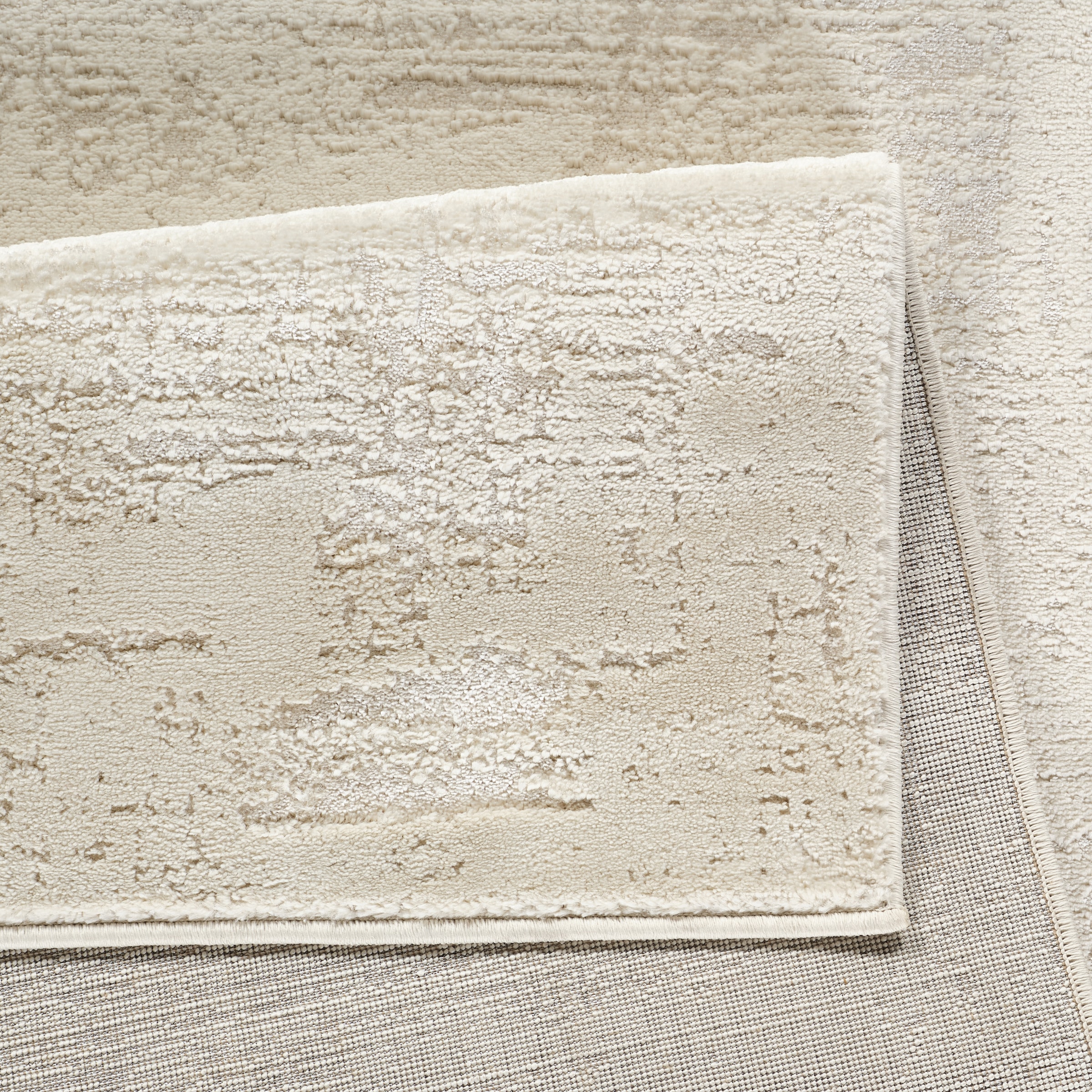 my home Bordure de lit »Hamsa« Höhe 9 mm 3 cuis tlg. dezenter Glanz, Schrumpf-Garn-Effekt, im Vintage-Look, dichte Qualität