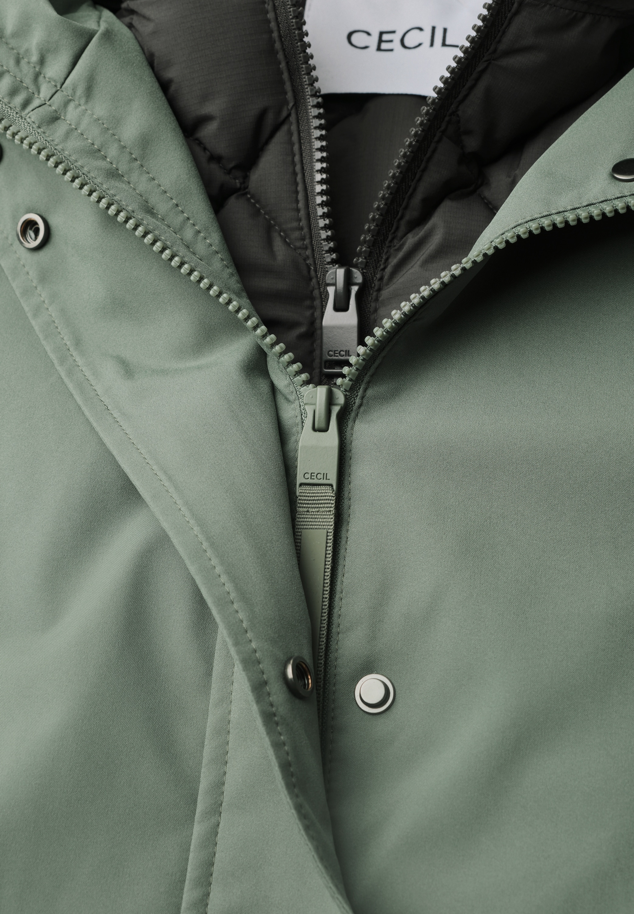 Cecil Blouson avec capuche 2-in-1 Jacke mit Steppwesten-Inlay / Kapuze