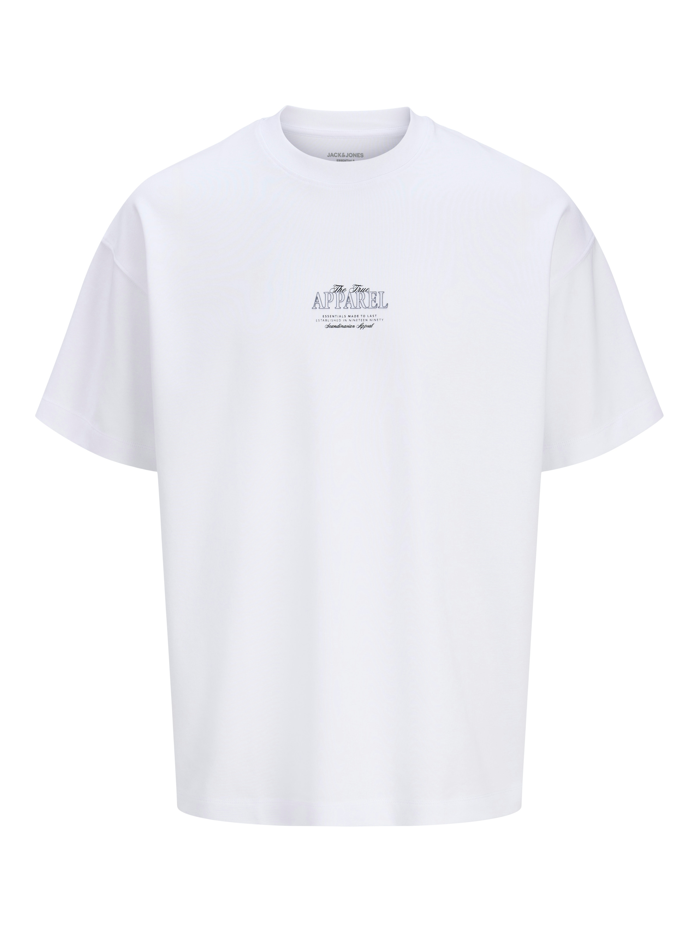 Jack & Jones T-shirt »JJEBARRON STUDIO TEE SS O-NECK SN« mélange de coton, coupe ample