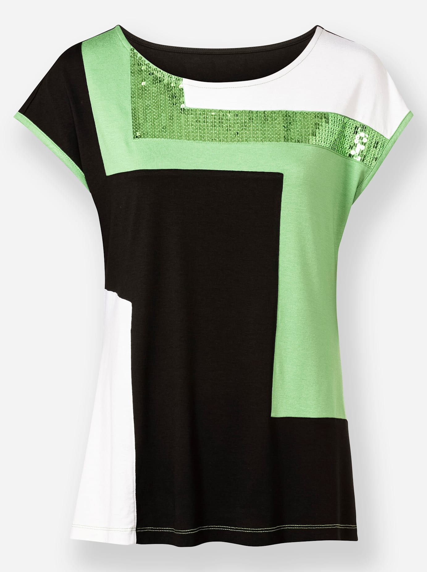 Inspirationen T-shirt à manches courtes »Patchshirt« 1 cuis