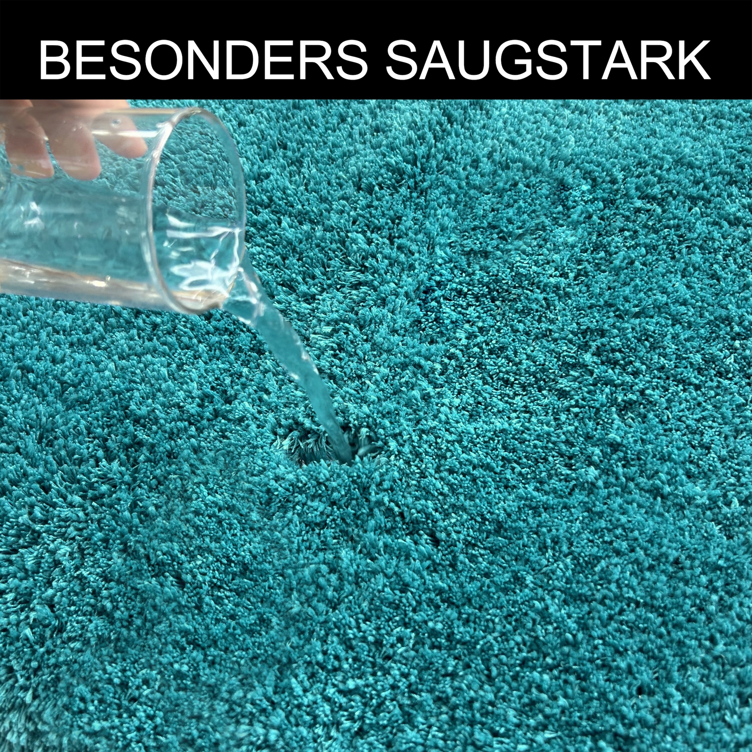 Möve Badematte »Superwuschel, Badvorleger, Badezimmer Teppich« Höhe 40 mm rutschhemmend beschichtet fussbodenheizungsgeeignet | schnell trocknend | strapazierfähig Mikrofaser-Badematte, Badteppich, rechteckig, rund & als 3-tlg. Set