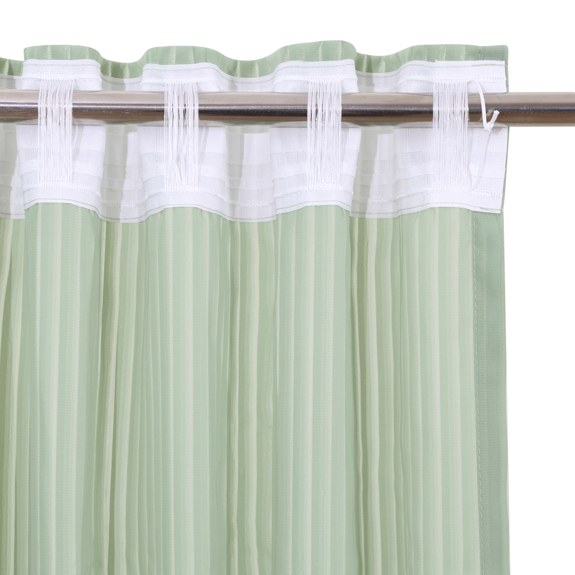 GOODproduct Gardine »Fritty« Multifunktionsband 2 Stk. tlg. Multifunktionsband, transparent, moderne Längststreifen, Ausbrenner