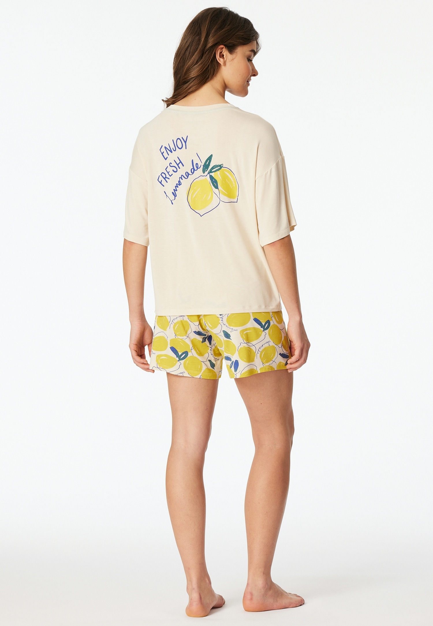 Schiesser Shorty »Casual Fashion« 2 pièces mit Rundhalsausschnitt, in softer Single-Jersey Qualität