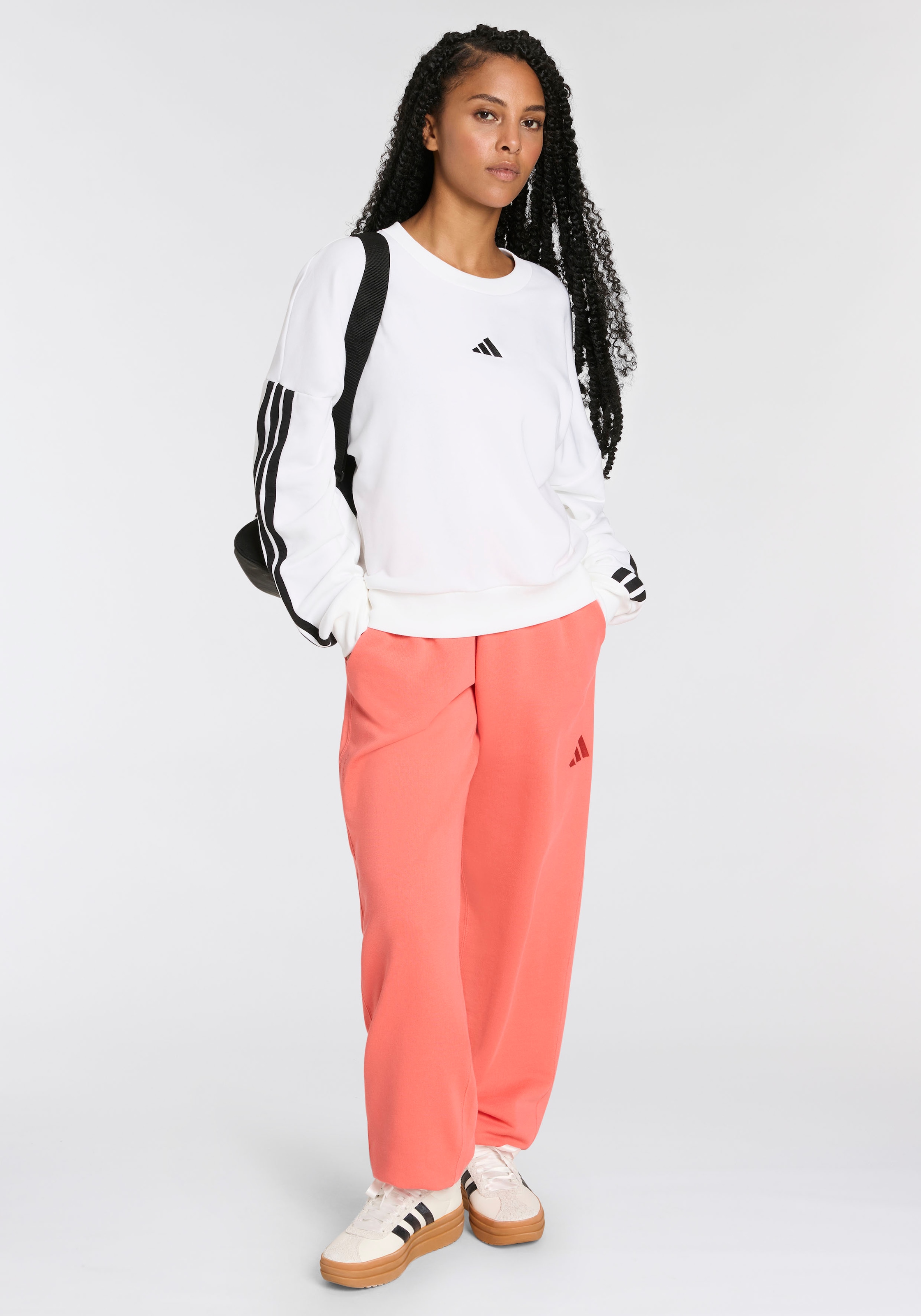 adidas Sportswear Sweatshirt »ESSENTIALS 3-STREIFEN FRENCH TERRY«
