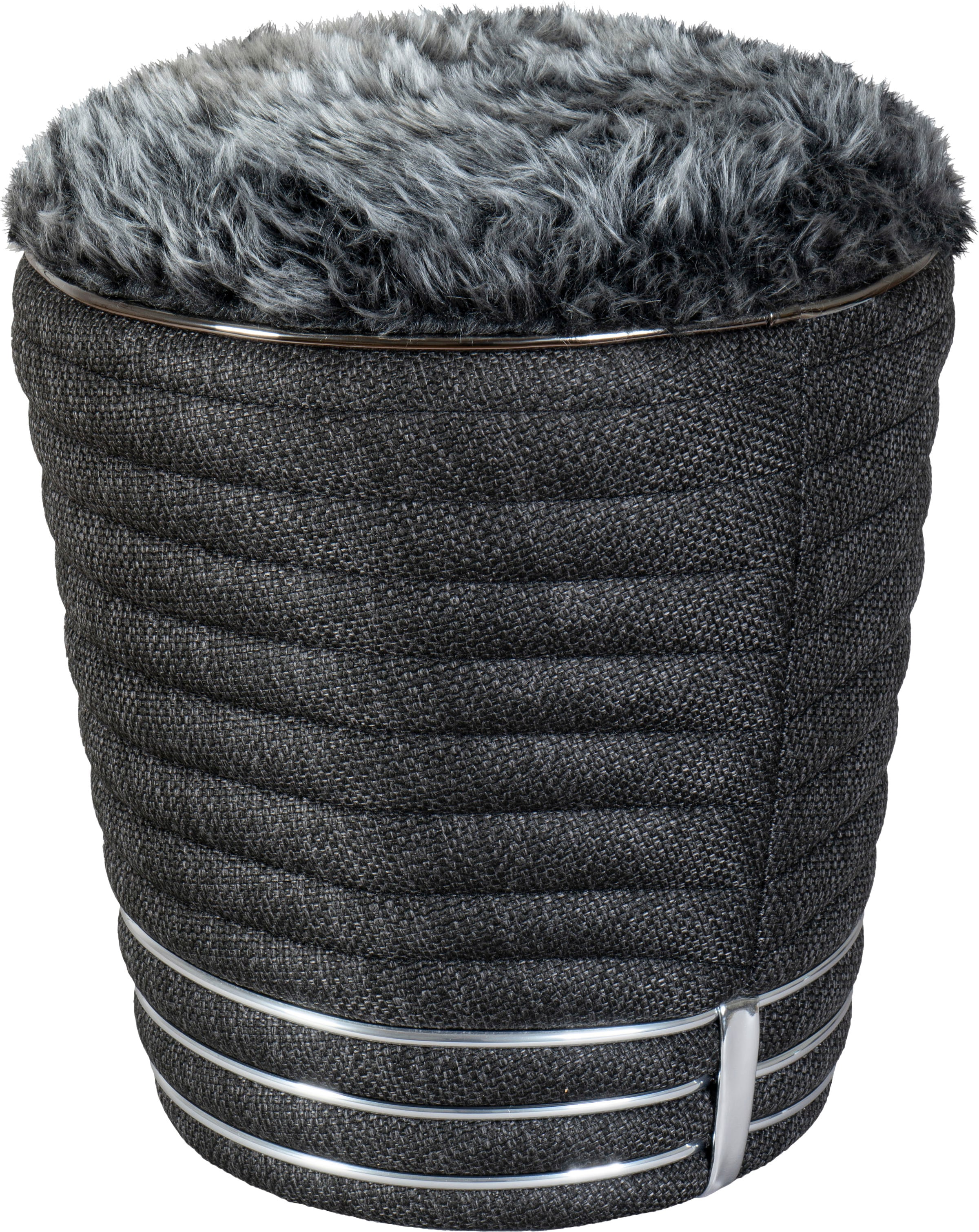 Kayoom Pouf »Hocker Doric, trendiger Look, ästhetische Farbgebung, schöne Steppung« 1 cuis tlg. komfortabel, hochqualitativ, pflegeleicht, hochwertige Materialien