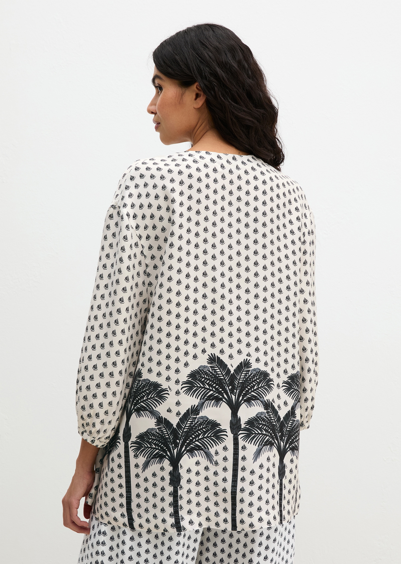 Marc O'Polo Top bikini bustier »Palm Geo Print«