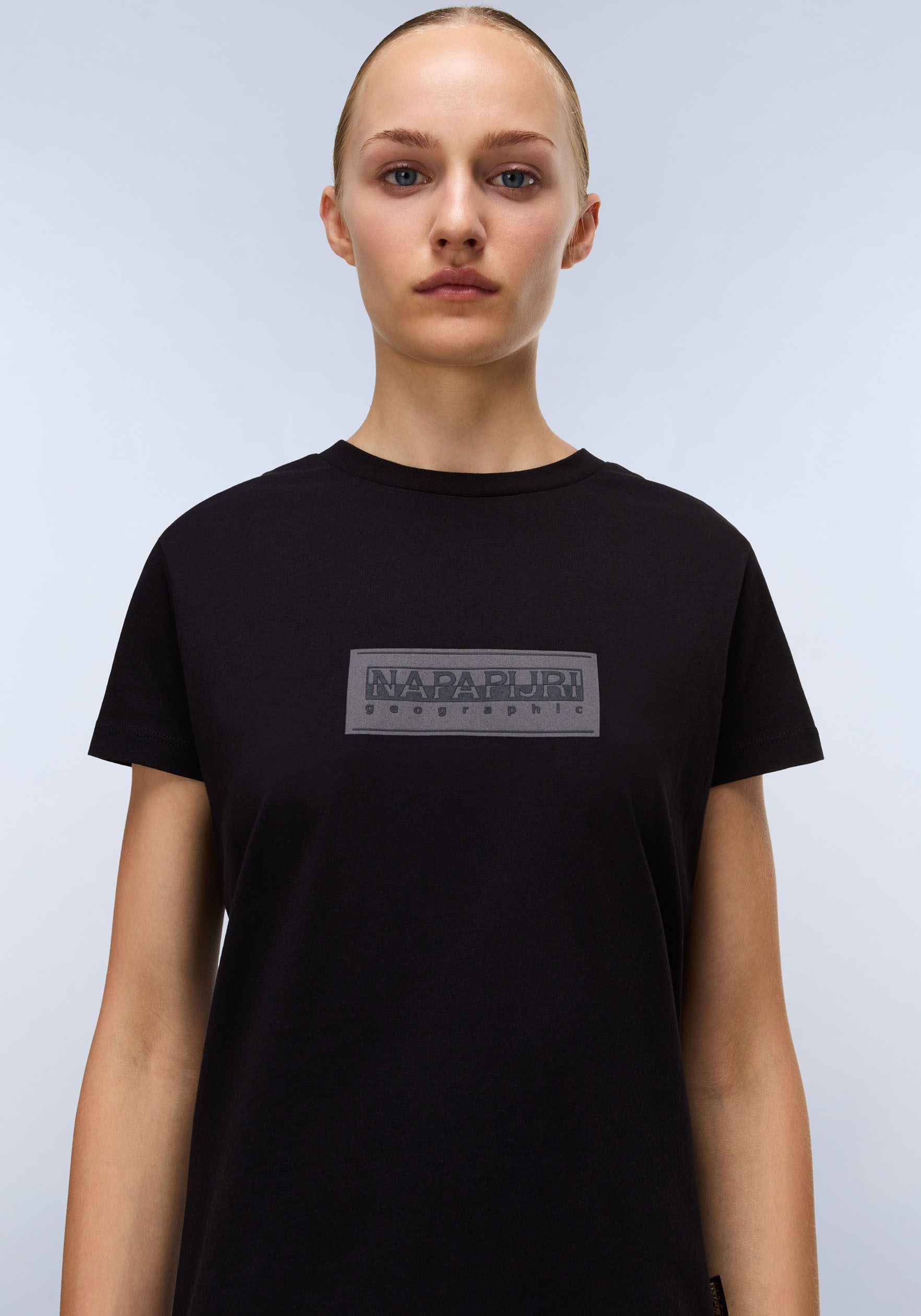 Napapijri T-shirt à manches courtes »S-BOX LOGO SS W 1 A69 LANGOUSTINO A69« Mit Rundhalsausschnitt