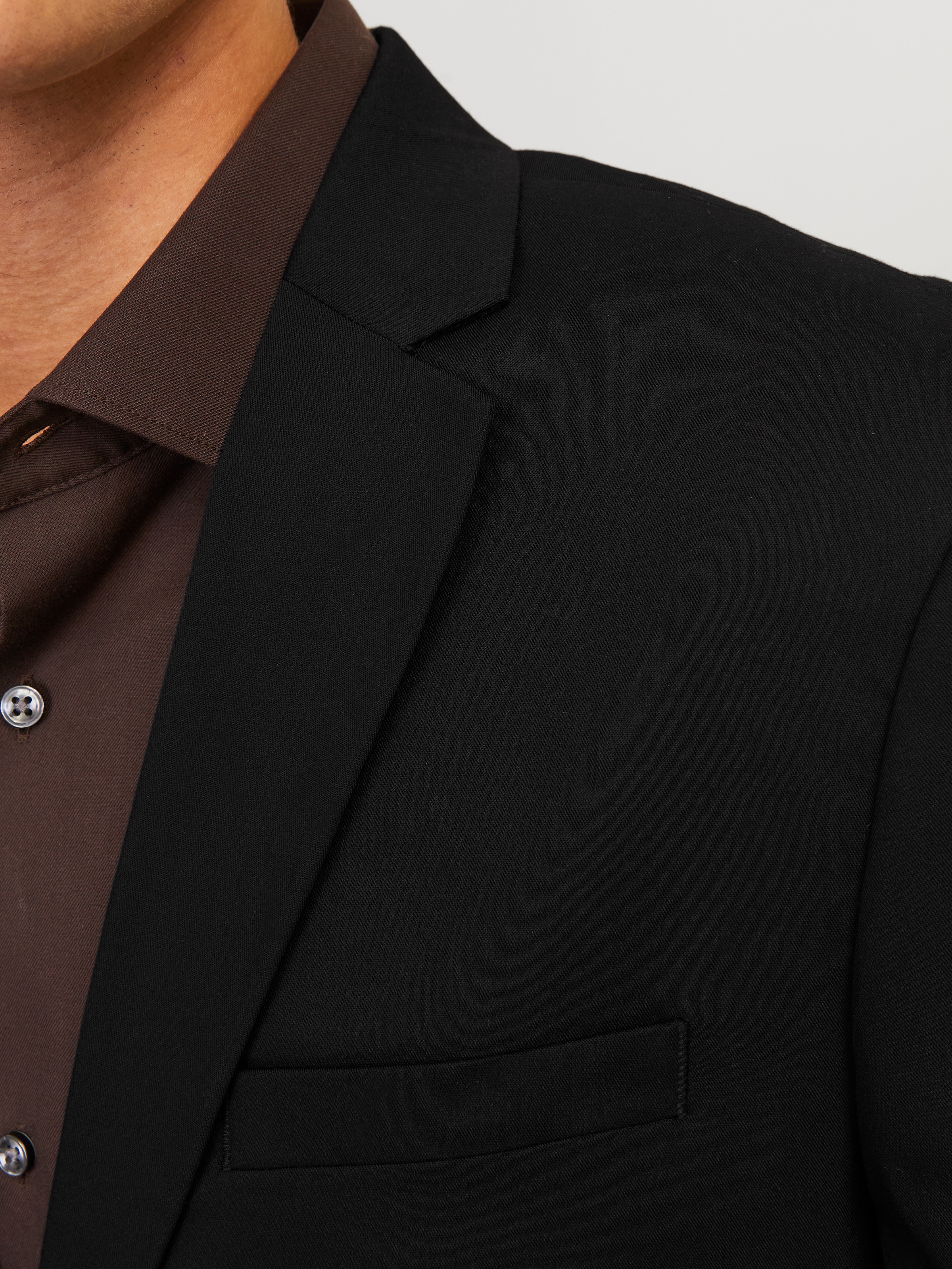 Jack & Jones Veste »JPRFRANCO  Blazer mit 2-Knopf-Form und extra schmalem Schnitt« unifarben, modisch, slim fit, Kunstfaser