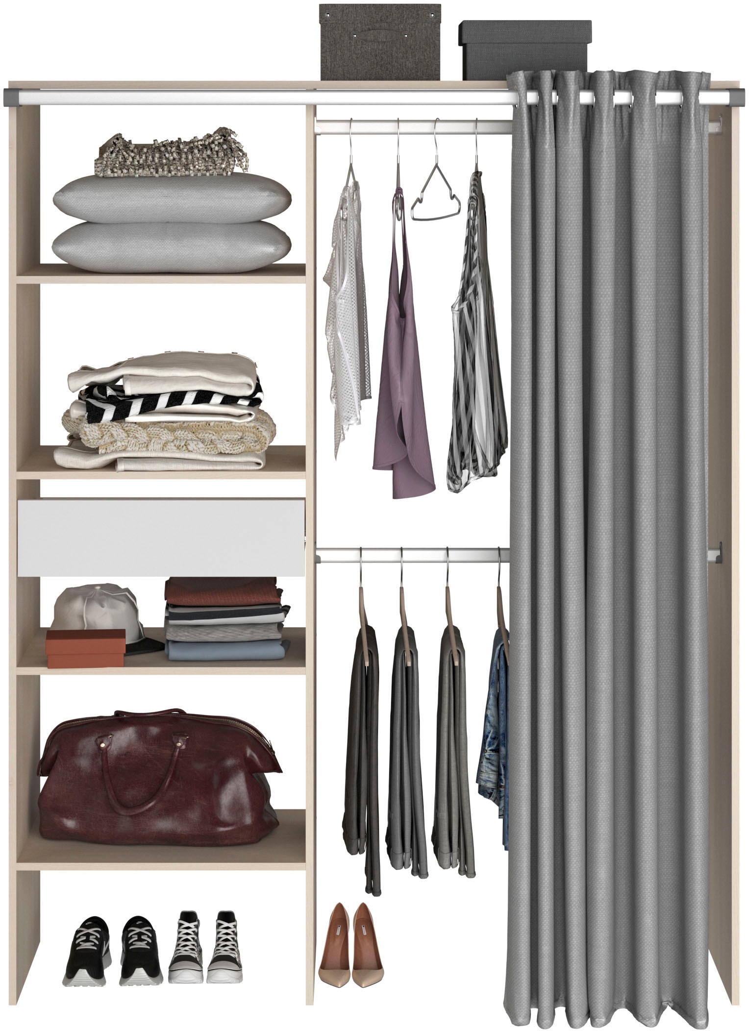 Parisot Armoire multi-usages »Bari 2« Packung, 1 cuis tlg.