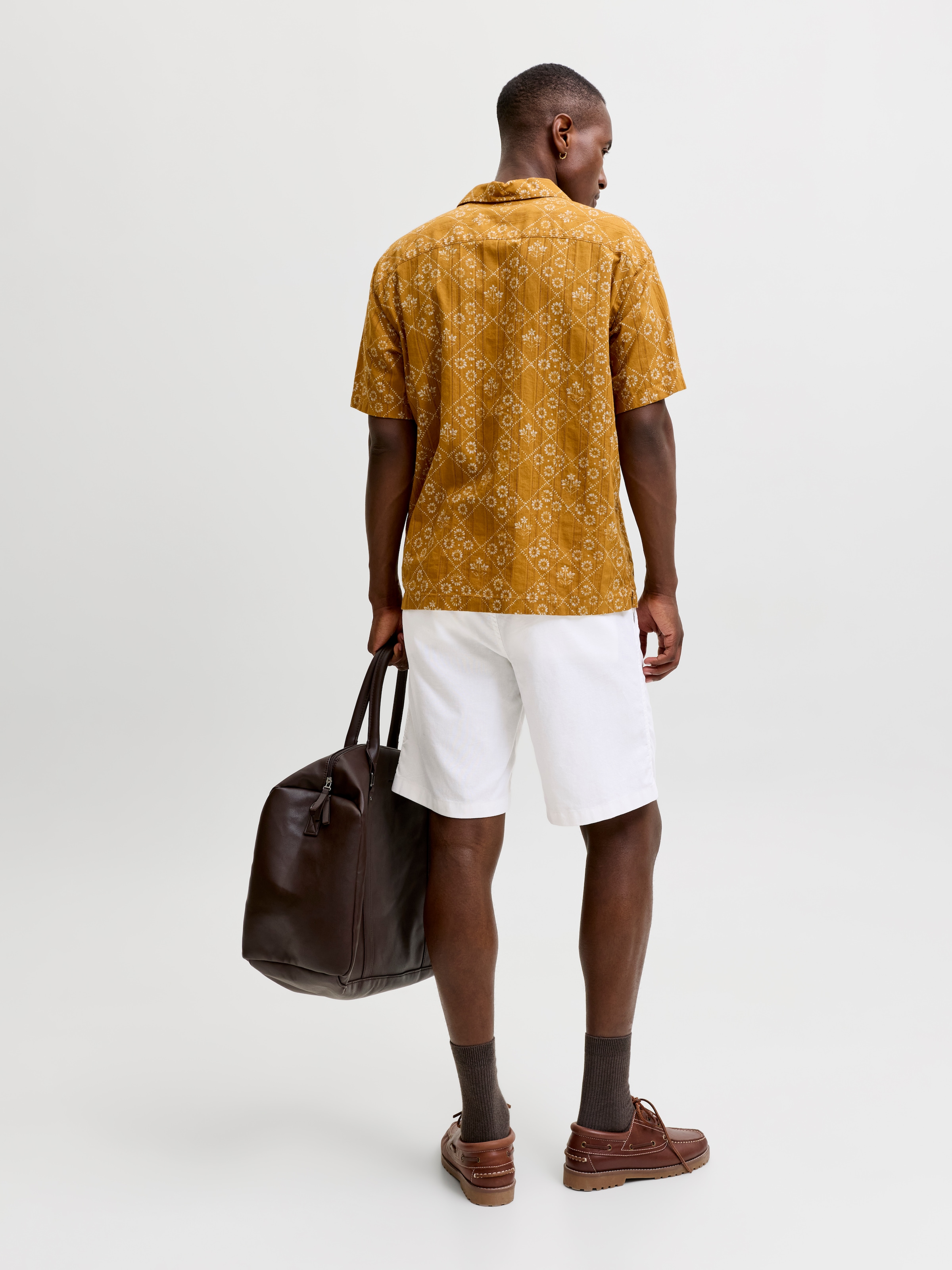 Jack & Jones Short »JPSTJAIDEN HYBRID BONDI JOG SHORT REG SN«  mélange de coton, coupe ample