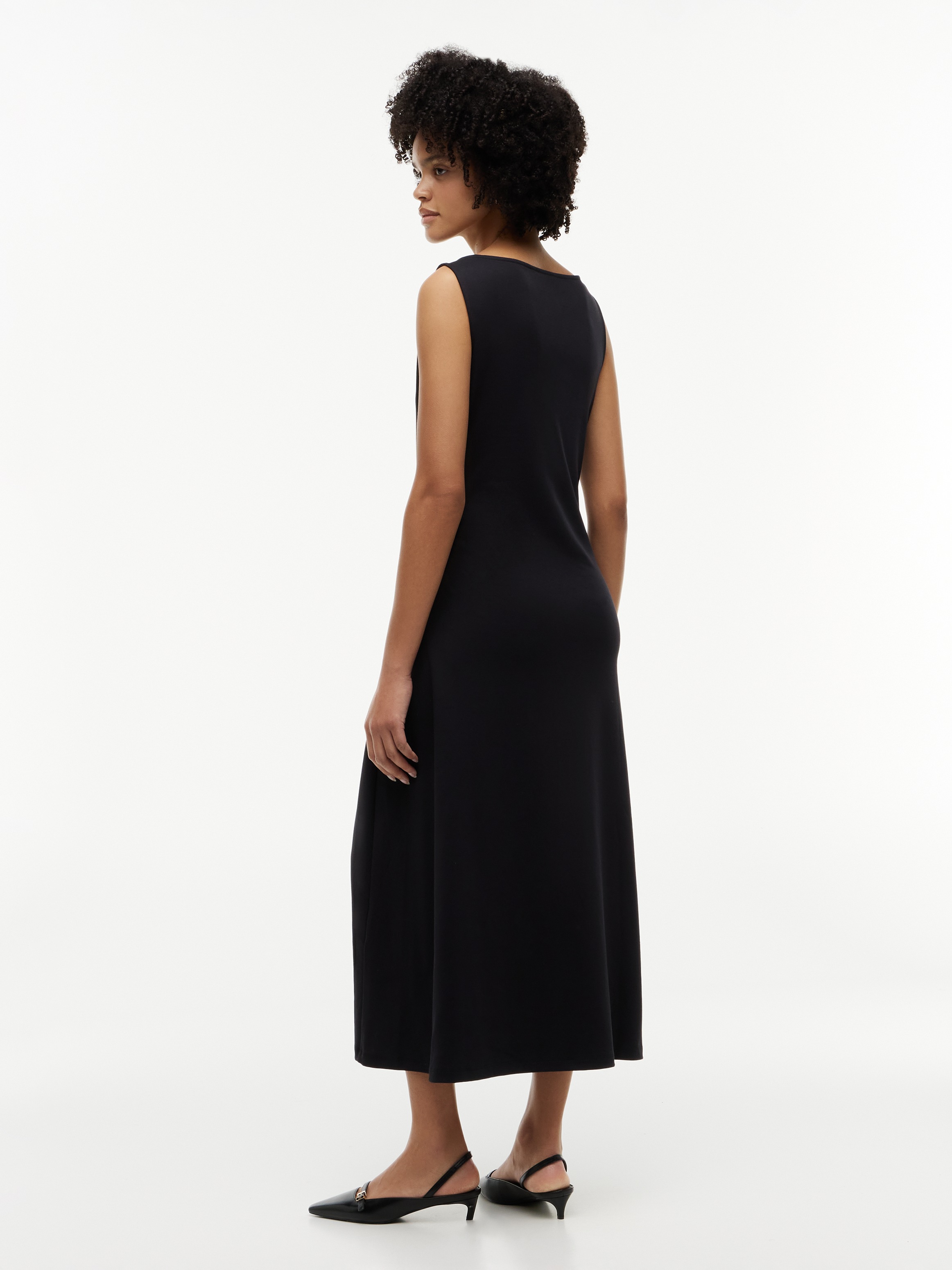 Tommy Hilfiger Jerseykleid »INTERLOCK KNOT DETAIL DRESS« Ohne Tasche Baumwolle, Interlock