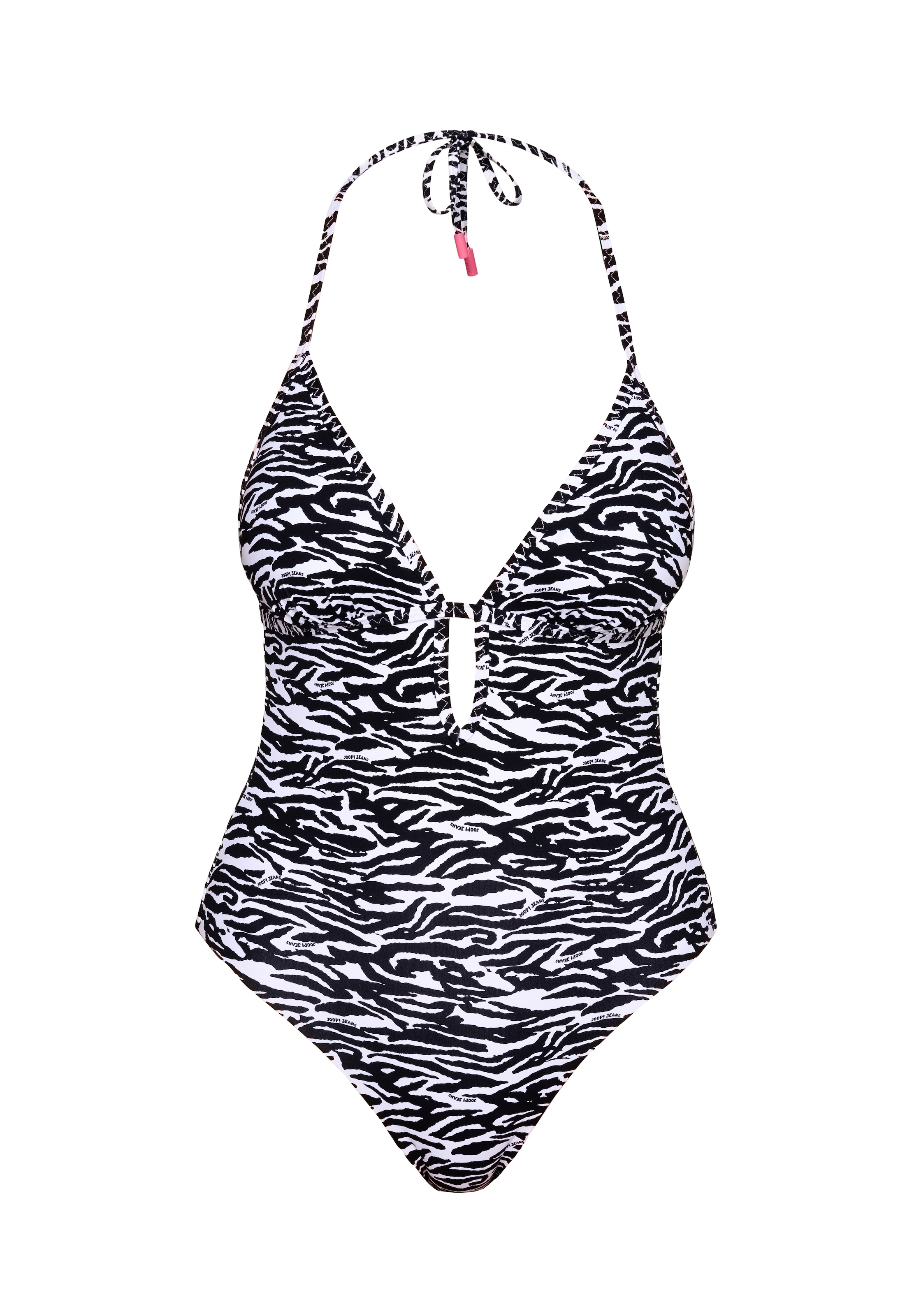 JOOP! Jeans Maillot de bain avec col licou, à nouer dans le cou