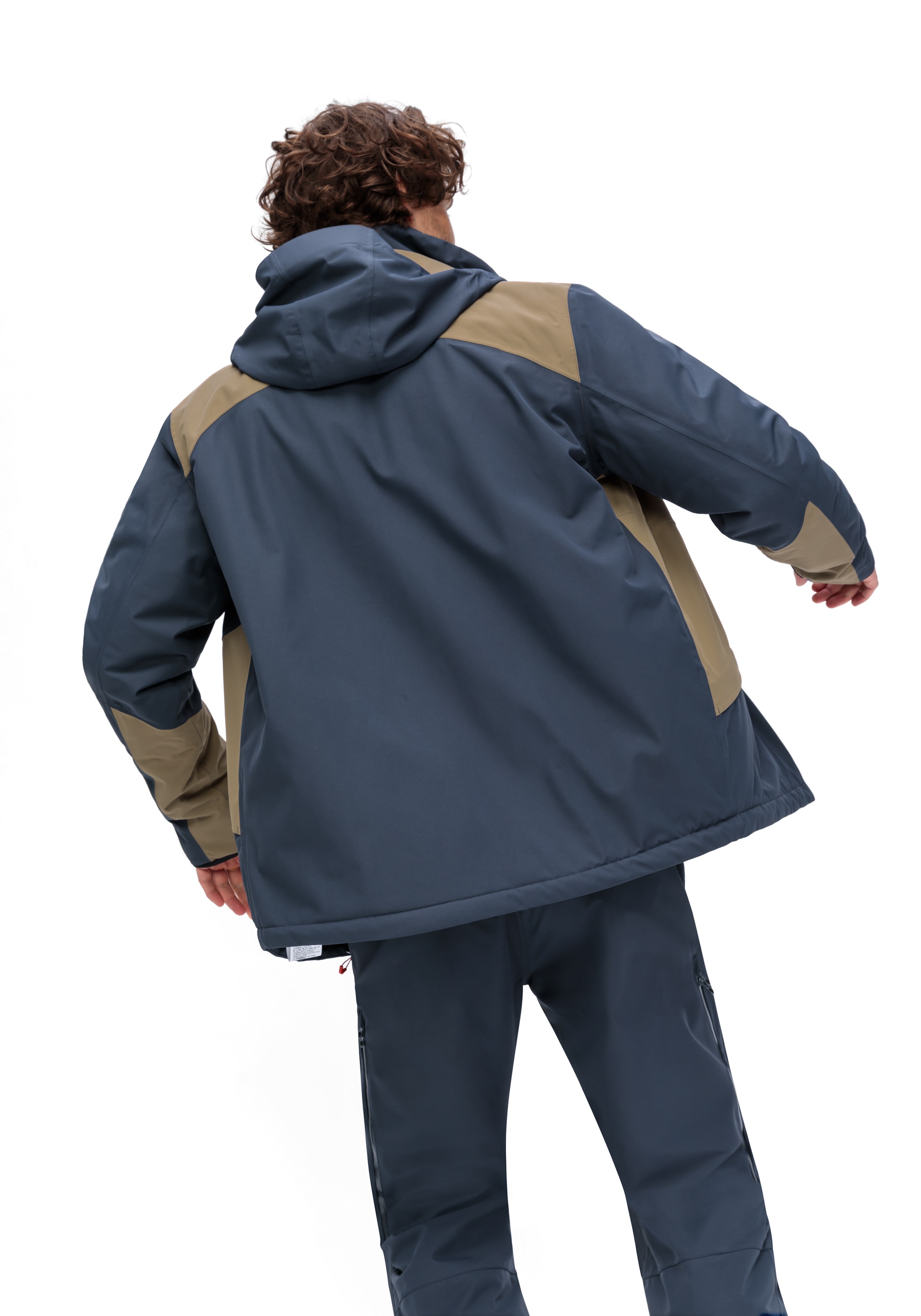 Maier Sports Veste de ski »Bukovel« Herren Winterjacke mit RV-Taschen und Kapuze, wasserdicht