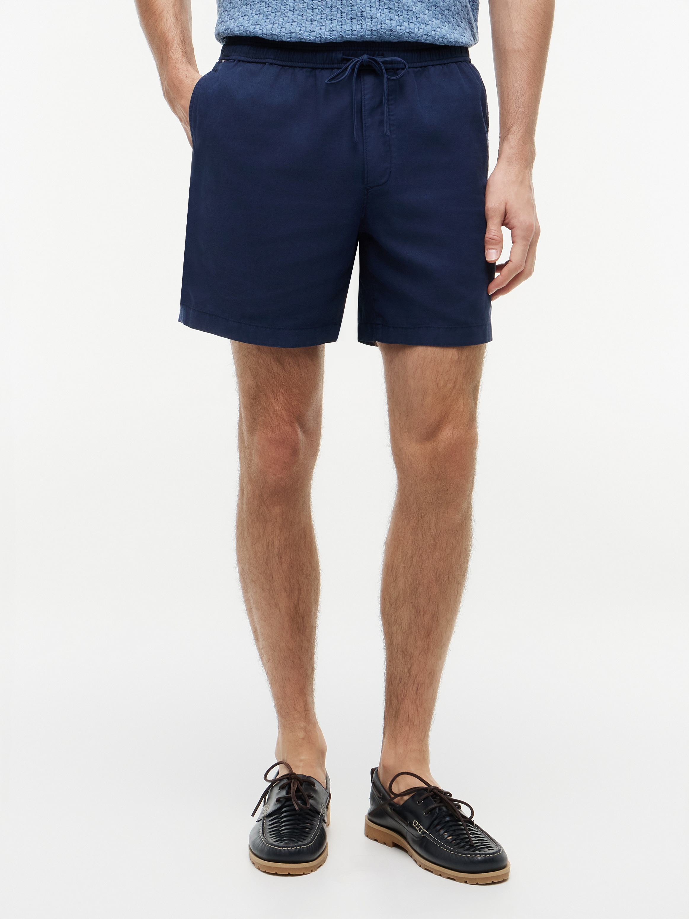 Tommy Hilfiger Short »DOVER 6" PO CO LYOCELL GMD«  lavé, avec entrejambe de 15 cm, ceinture élastique
