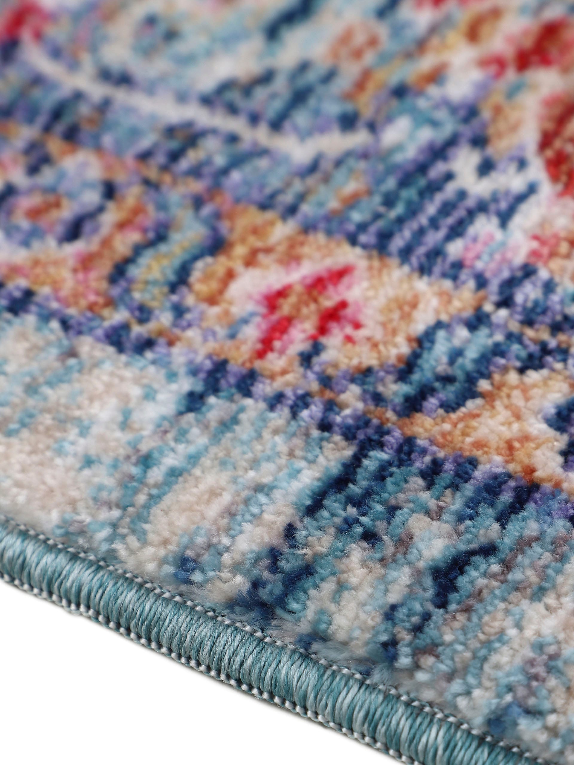 carpetfine Teppich »Phoenix« rechteckig 6 mm Höhe Vintage Orient Look, mit Fransen, Wohnzimmer