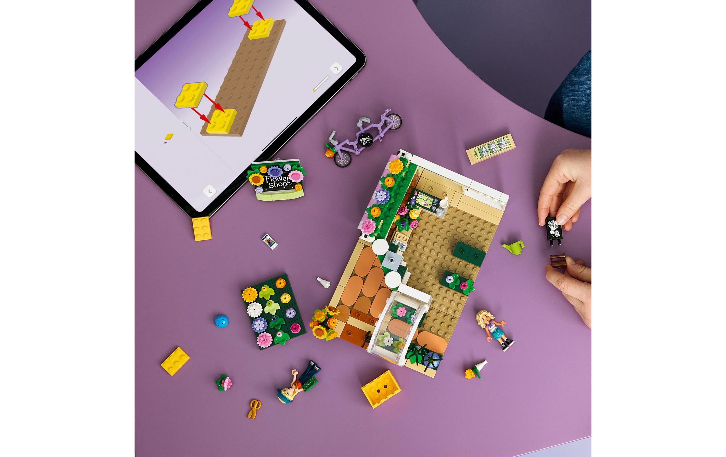 LEGO® Pions de construction »Kreativer Blumenladen (42693), LEGO Friends« fabriqué en Europe