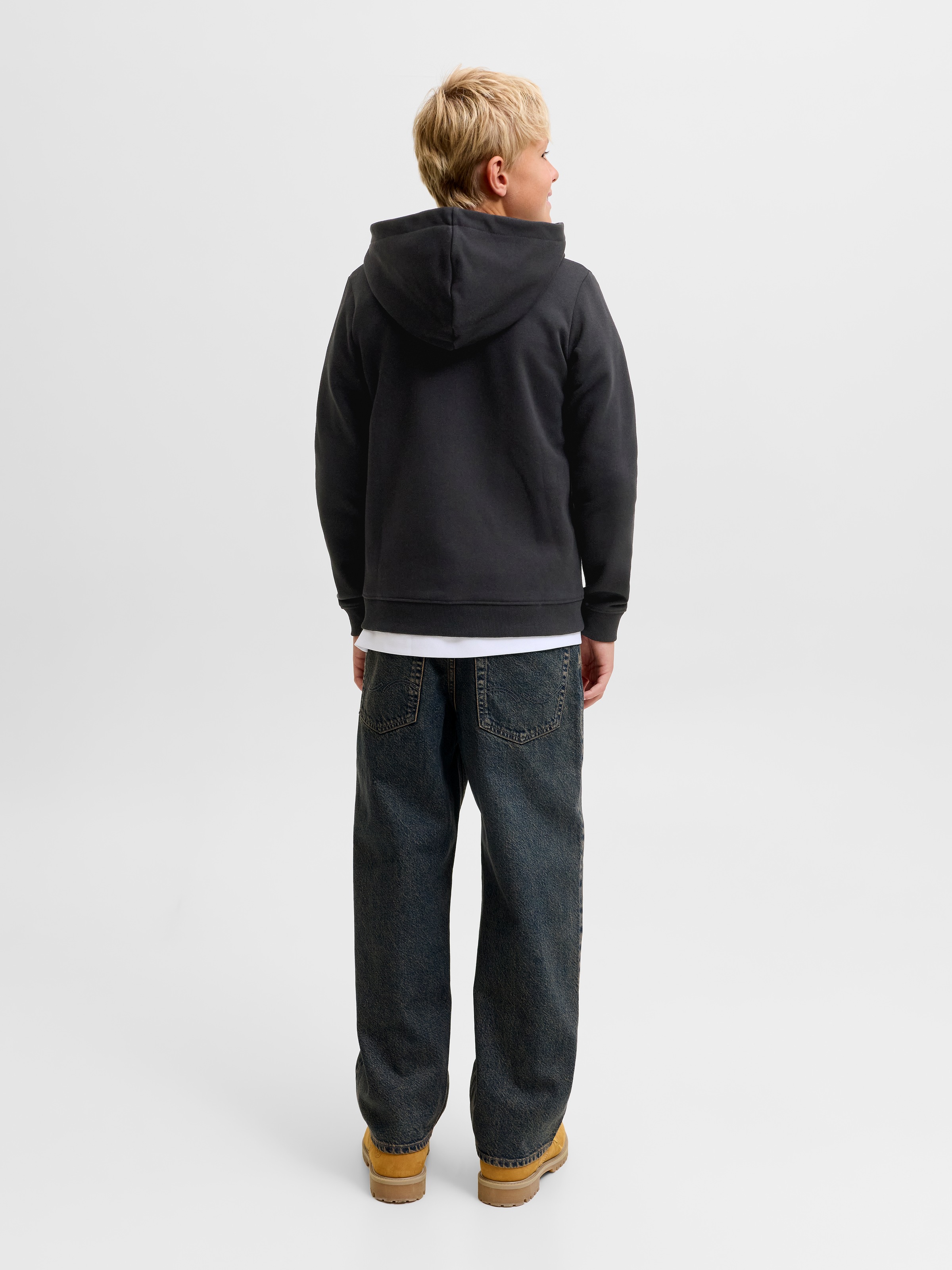 Jack & Jones Junior Kapuzensweatjacke »JJAERO SWEAT ZIP HOOD JNR« Baumwollmischung, regular fit
