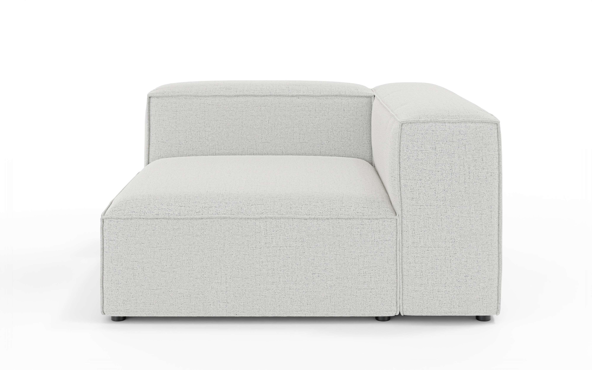 GOODproduct Ottomane »HAILY links/rechts bestellbar, Loungemöbel, Masse B/T/H: 130/130/72 cm« als Modul oder separat verwendbar, für individuelle Zusammenstellung