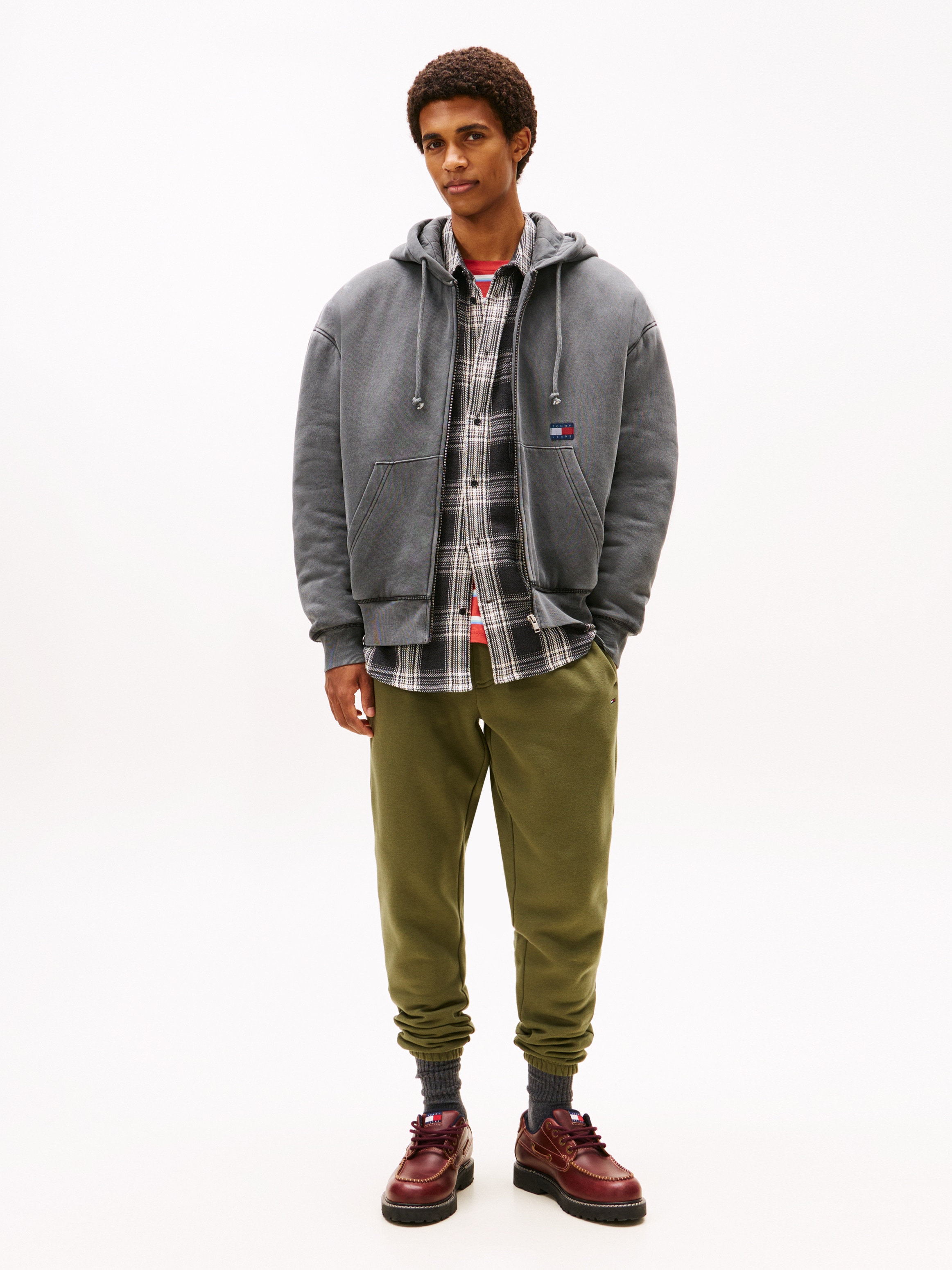 Tommy Jeans Pantalon sweat »TJM SLIM S FLAG SWEATPANT«  Mit Kordelzug