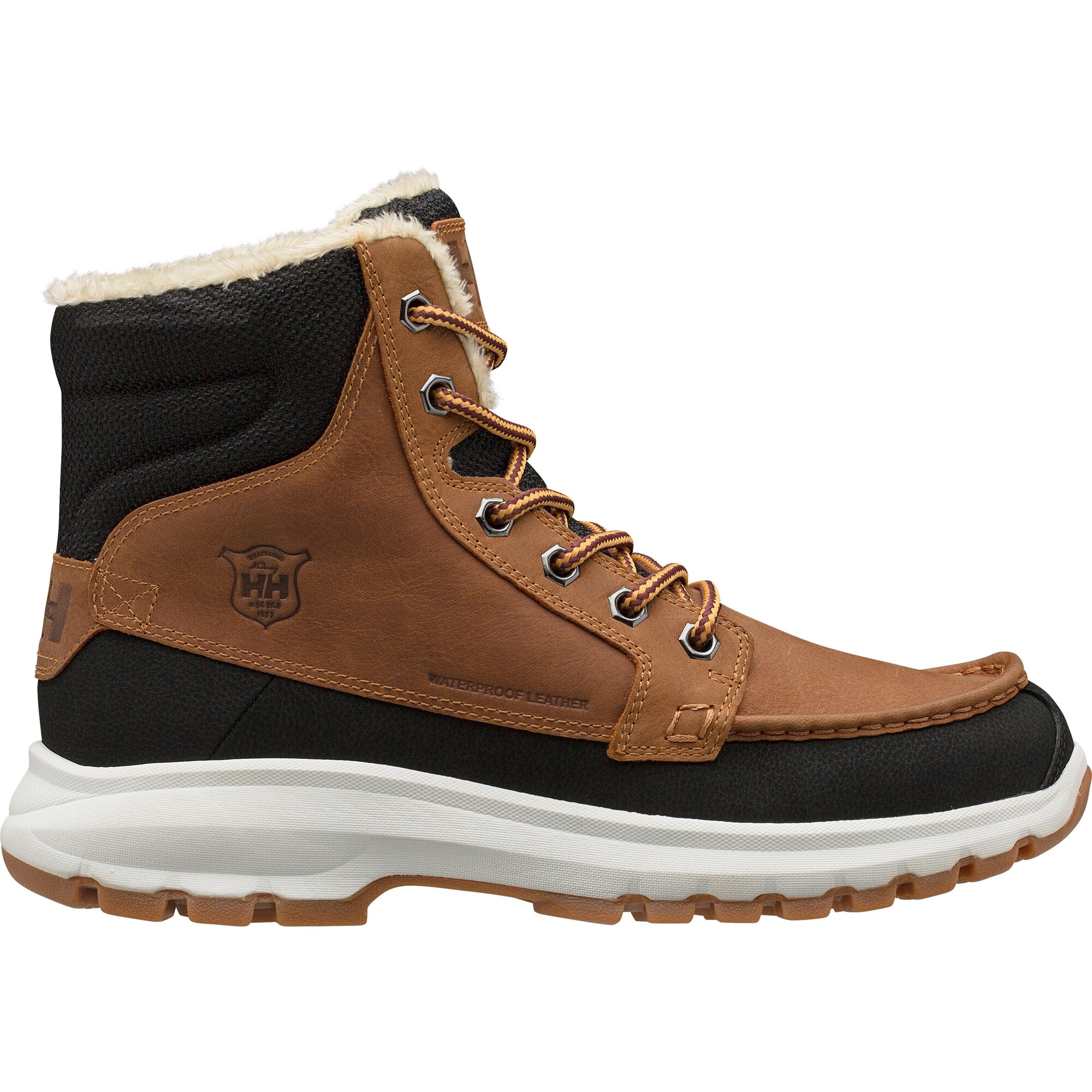 Helly Hansen Bottes d'hiver »GARIBALDI V3«  cuir imperméable, doublé, bottines à lacets, chaussures d’hiver