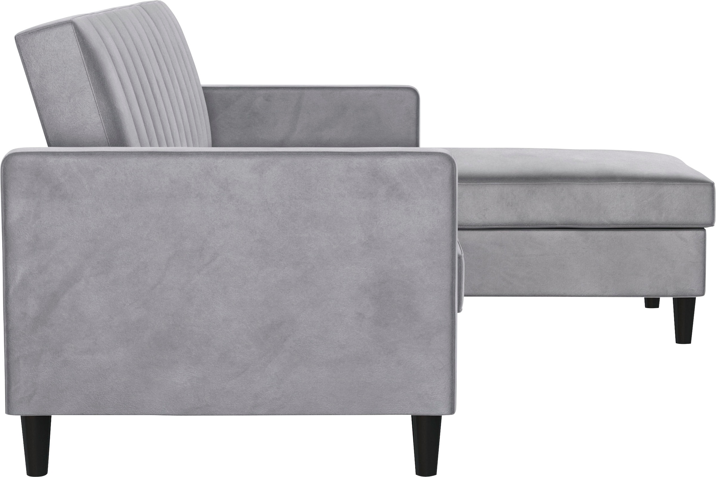 Dorel Home Canapé d'angle »Celine, L-Form,« mit Bett-Funktion und Stauraum. Recamiere beidseitig montierbar