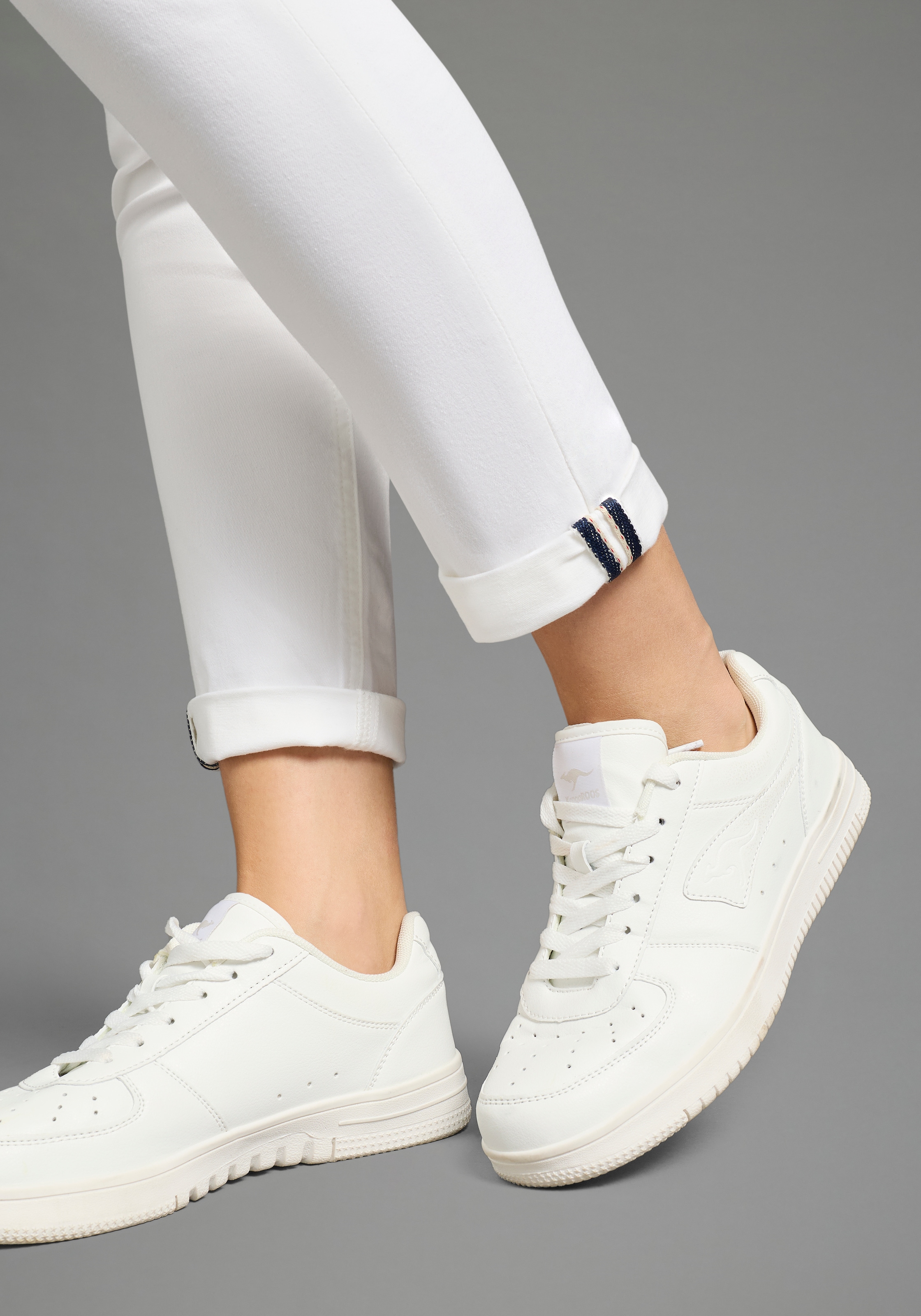 KangaROOS Relax-fit-Jeans »RELAX-FIT HIGH WAIST« knöchelfreie Schnittform,  krempelbare Beinabschlüsse