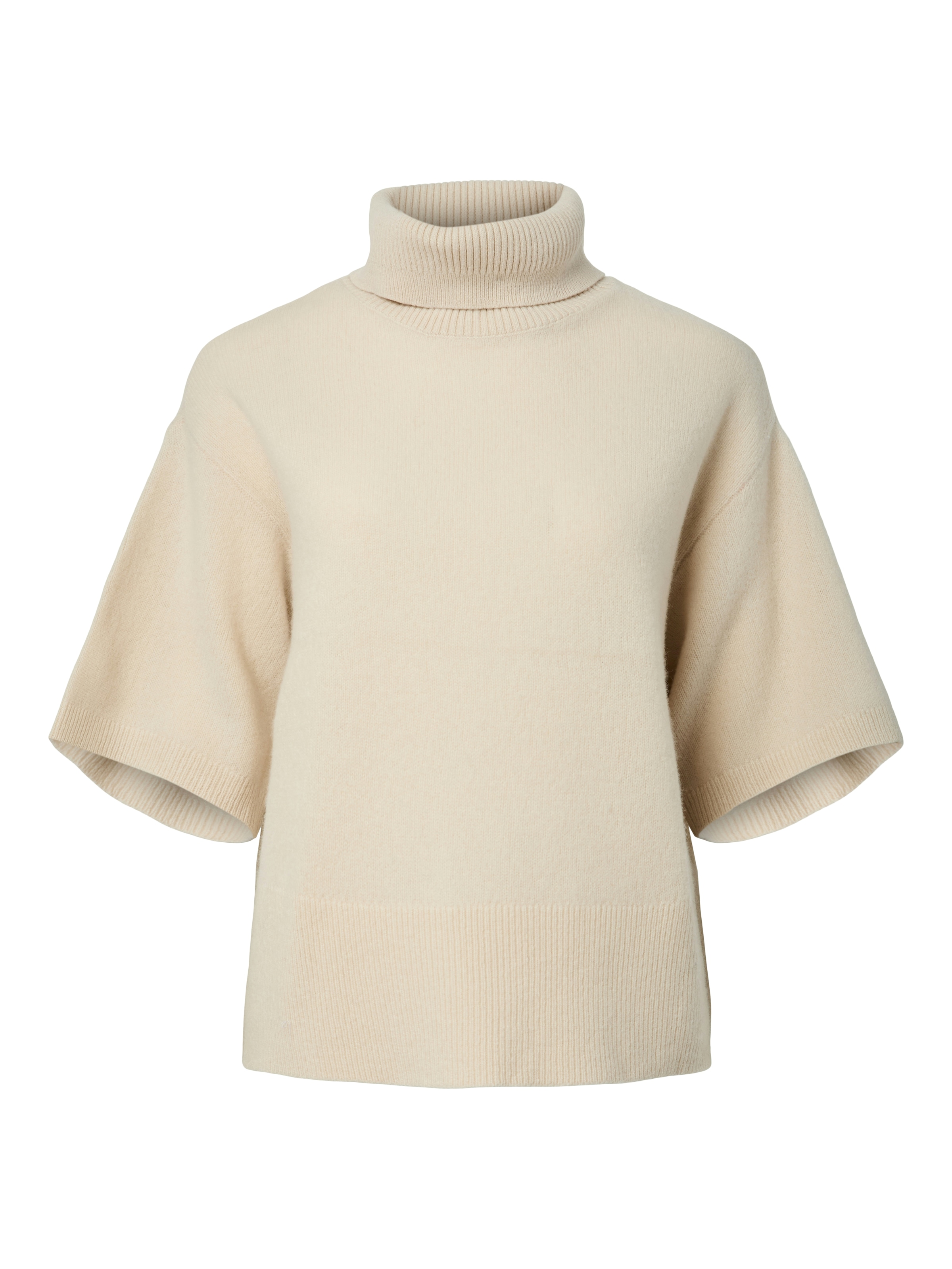 Y.A.S Pull en tricot »YASEMILA 2/4 WOOL KNIT PULLOVER S. NOOS« regular fit, reine Wolle