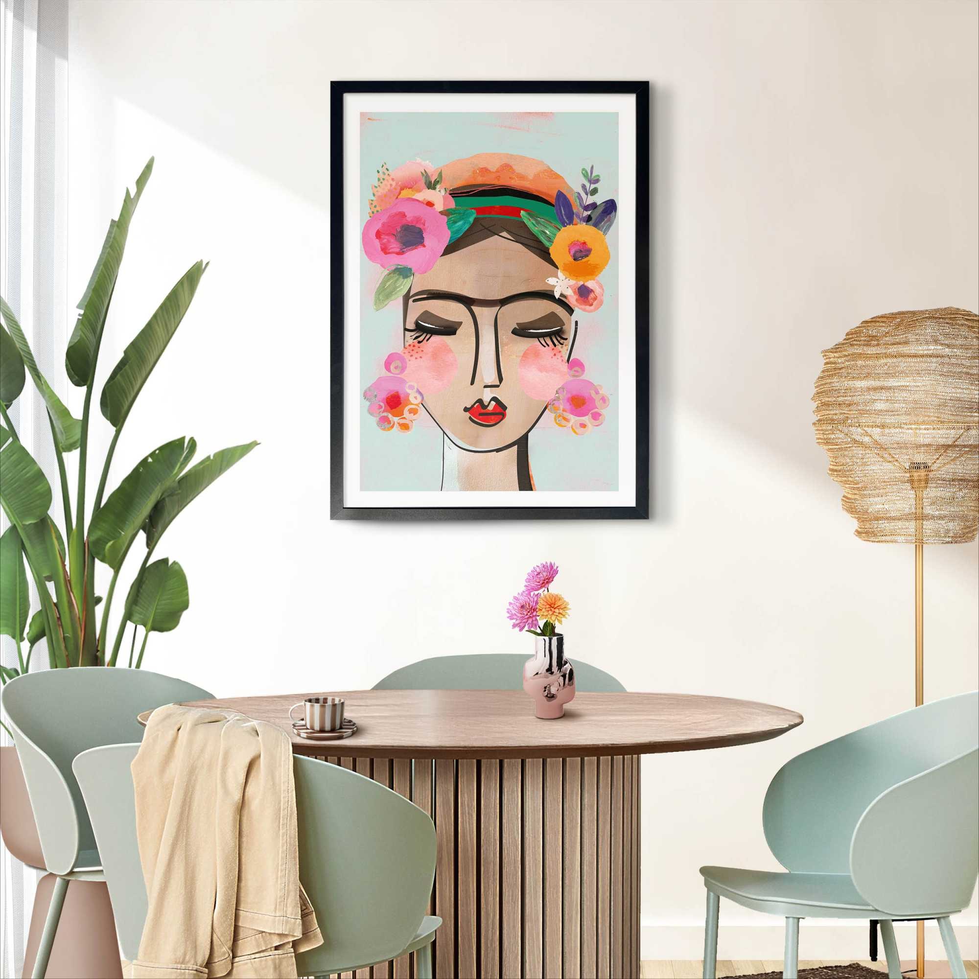 Reinders! Cadre photo »Poster 50x70 schwarz« 1 cuis tlg. Wohnzimmer - Schwarz - MDF - Kein Thema - 53,5x73,5 cm
