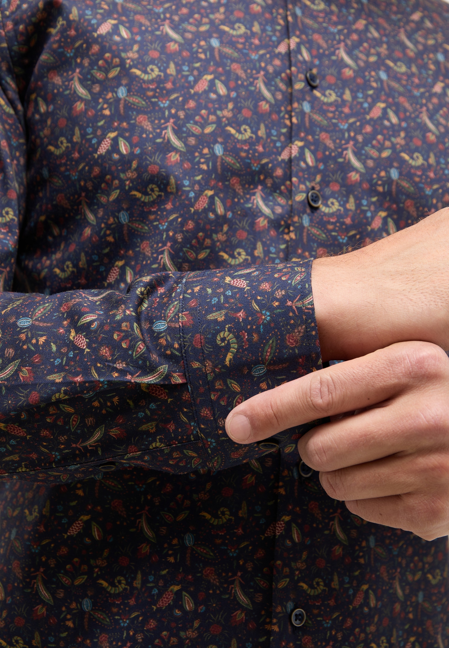 Eterna Langarmhemd »SLIM FIT« NON IRON (bügelfrei)