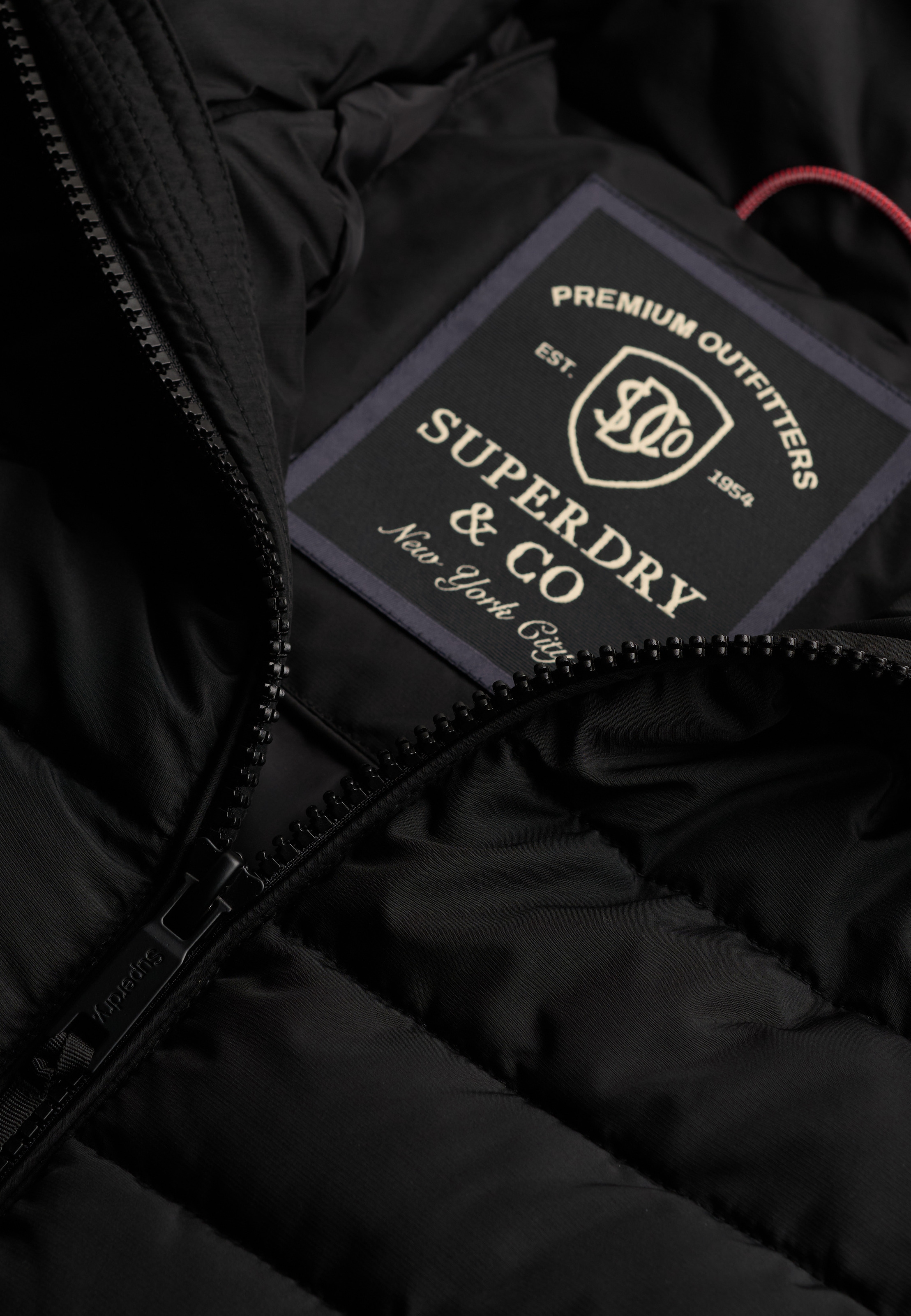 Superdry Steppjacke »FUJI MIDWEIGHT PADDED JKT« Kunstfaser, slim fit