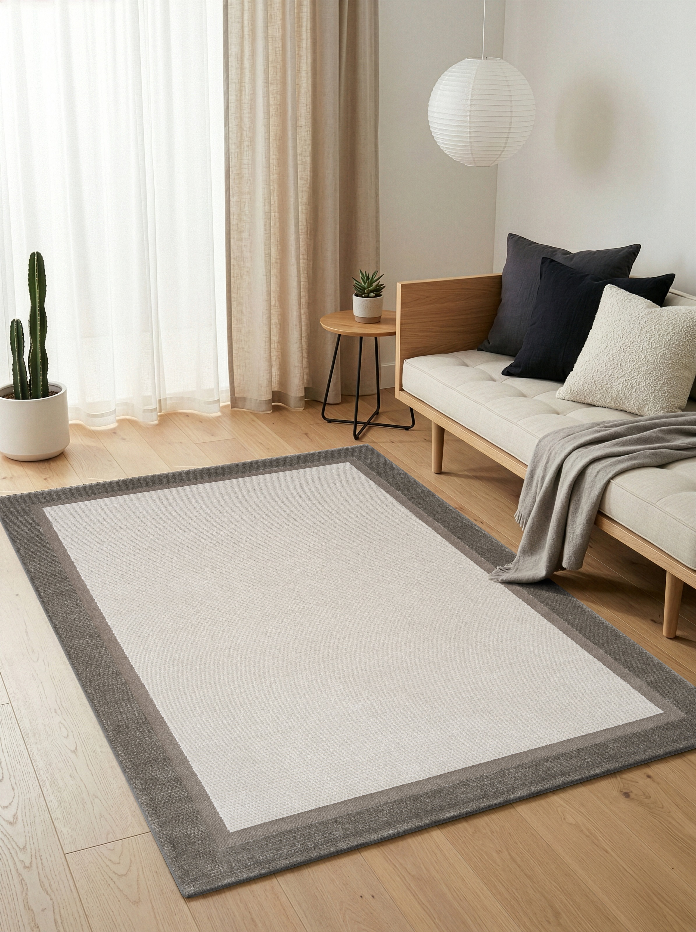 Calvin Klein home Tapis »Dark Pulse, mit Rahmen, Designerteppich« Rectangulaire 6 mm Höhe design élégant, salon, chambre, salle à manger