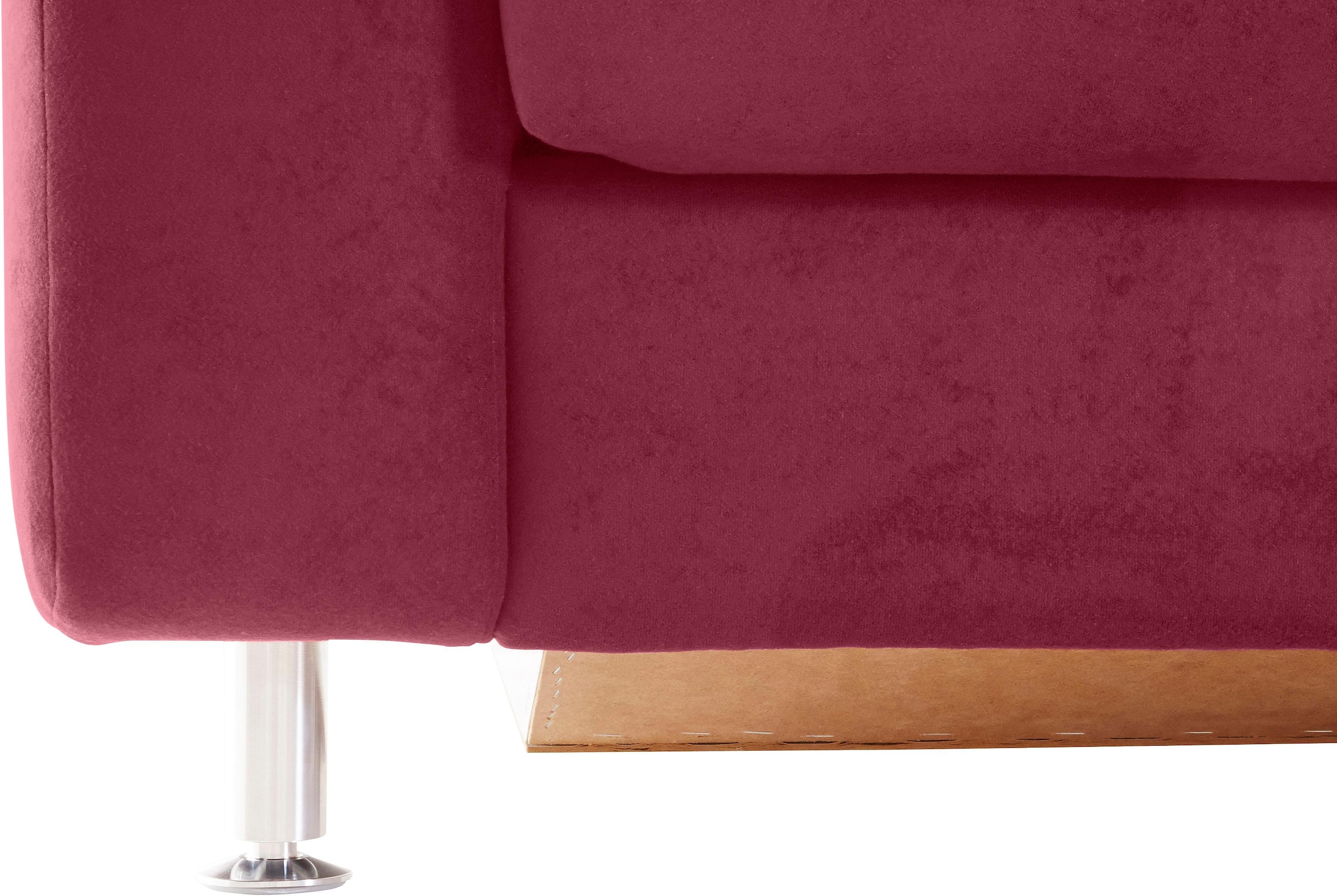 sit&more Canapé d'angle »Belfort L-Form« wahlweise mit Vorziehsitz und Bettkasten